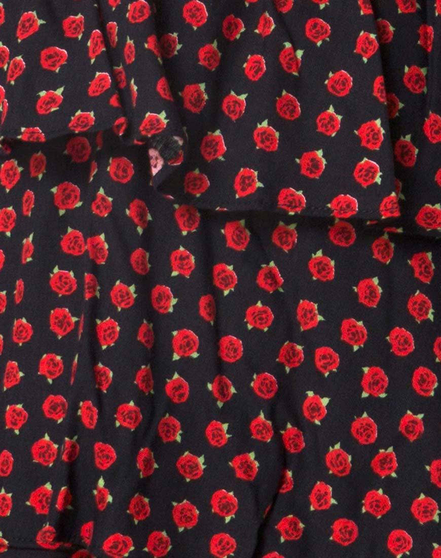 Kepsibelle Dress in Dotty Rose Black - Image 5
