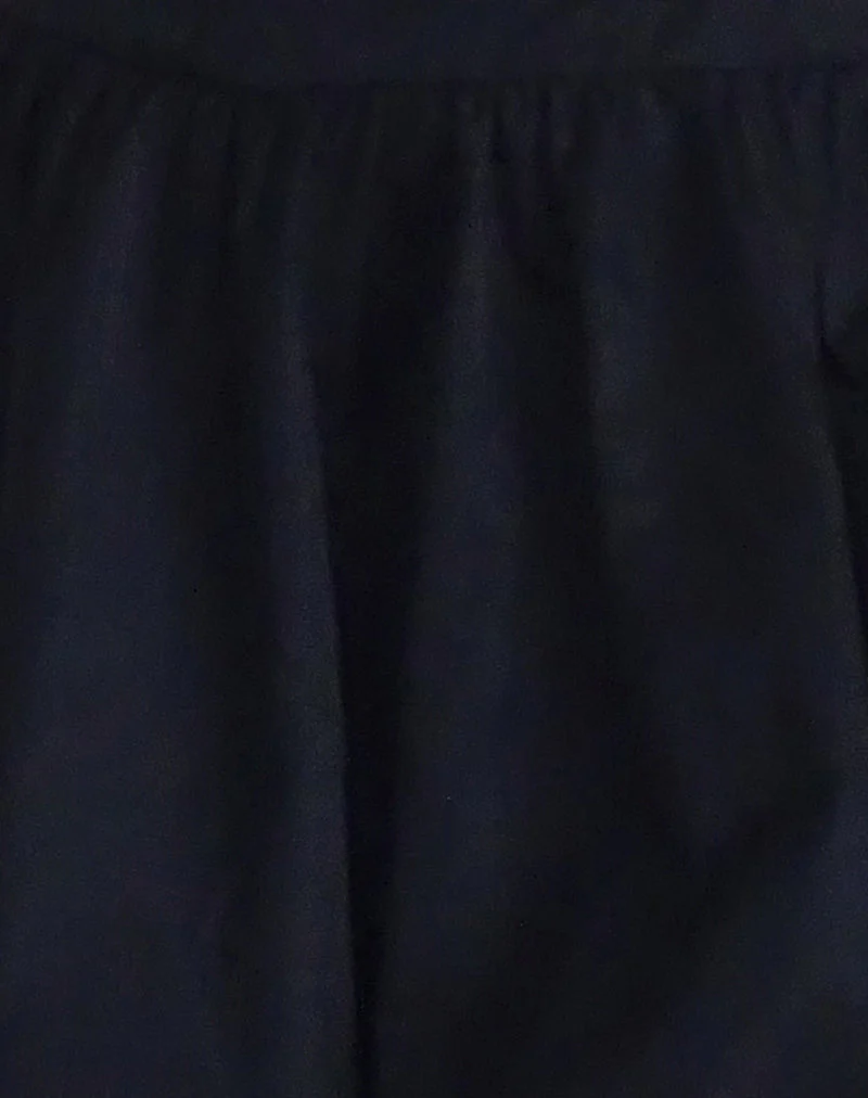 Krayofa Puffball Mini Dress in Black - Image 6