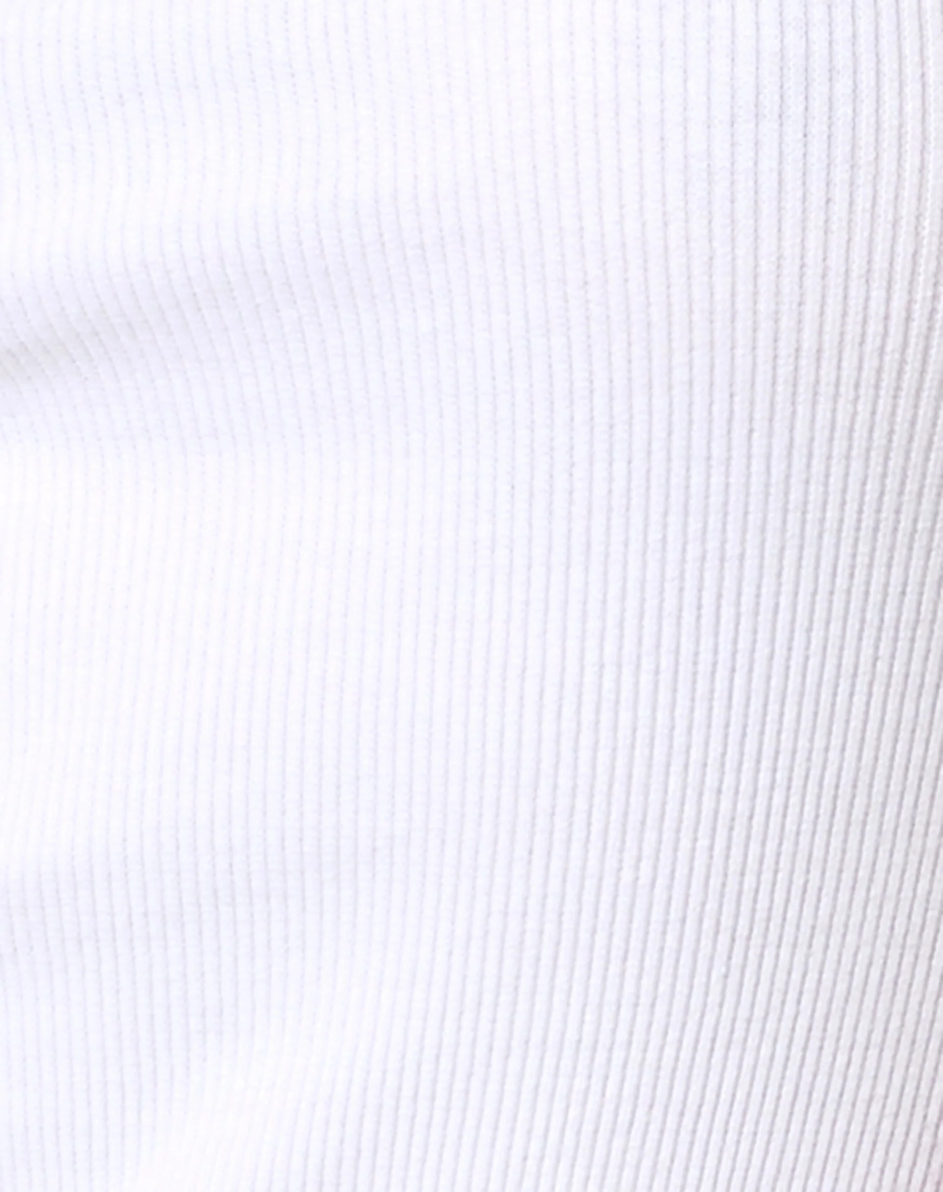 Lagia Top in Rib White - Image 5