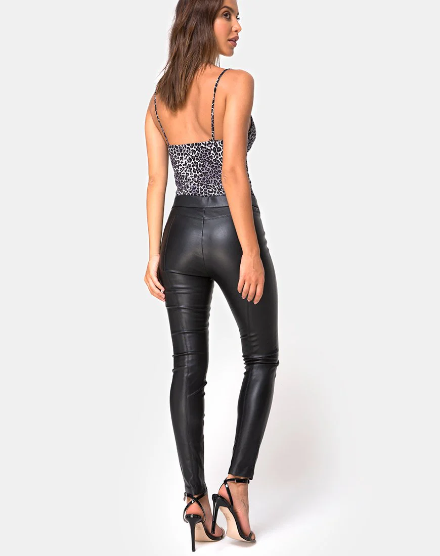 Lanti Bodice in Rar Leopard Grey - Image 4