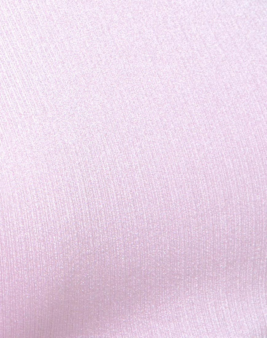 Laretta Crop Top in Lilac - Image 5