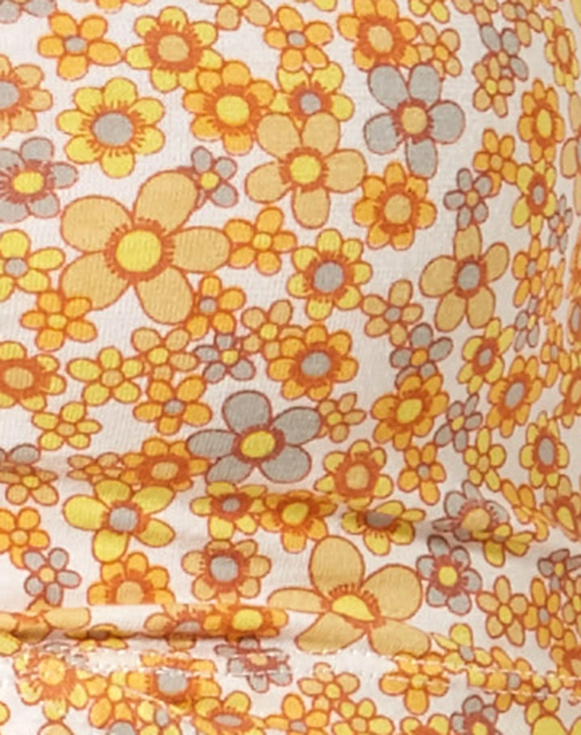 Larico Crop Top in Flower Garden Yellow - Image 6