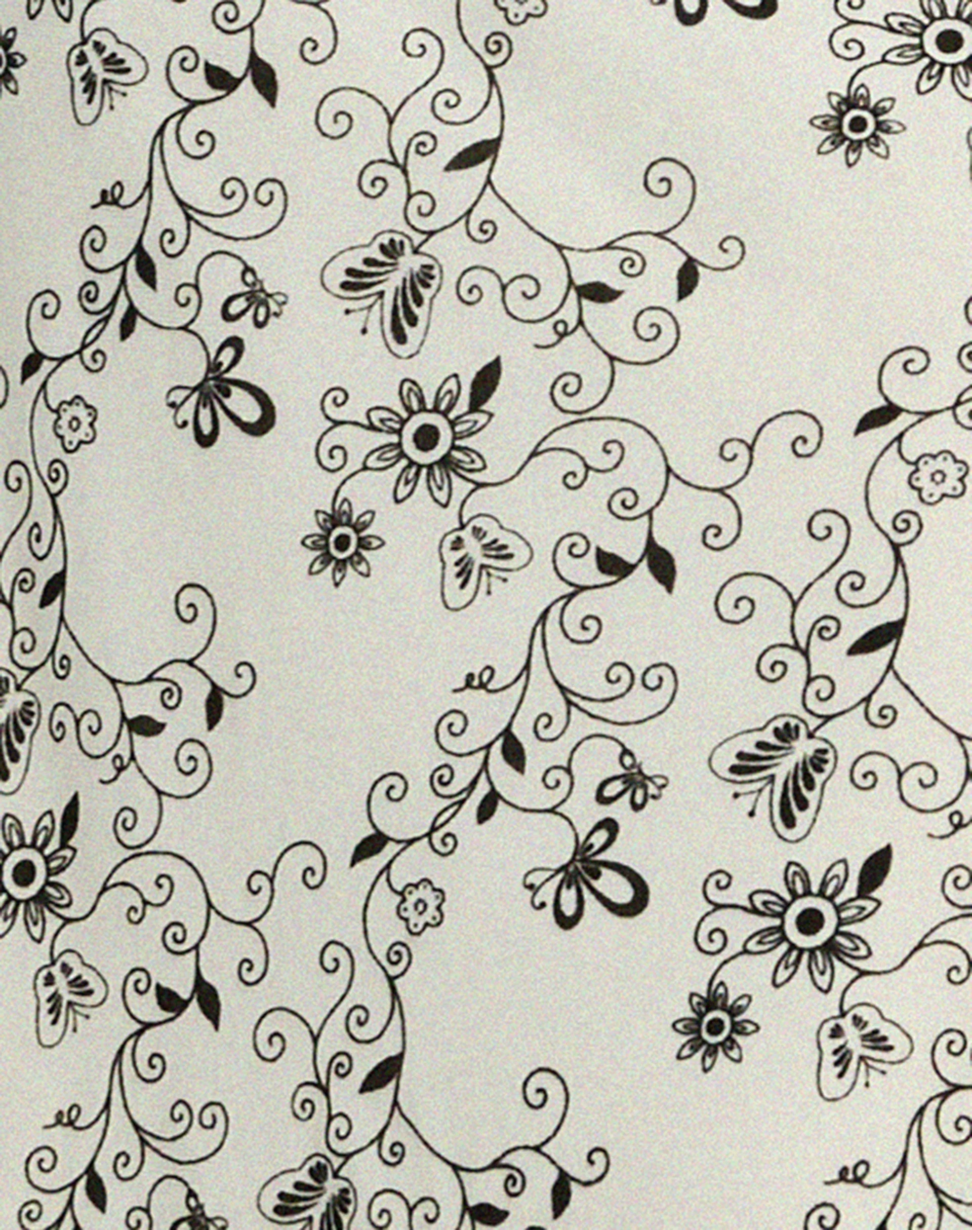 Lassie Maxi Skirt in Butterfly Vine Flock White - Image 5