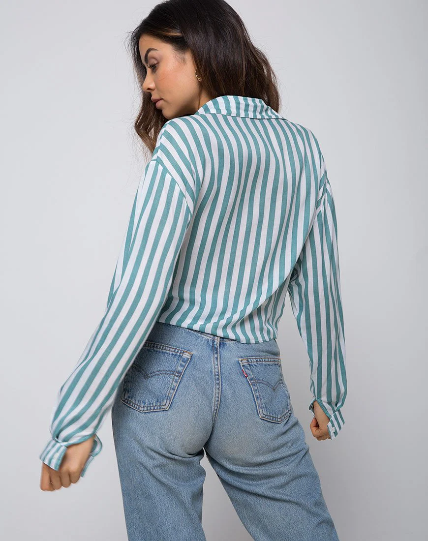 Lauv Shirt in Mid Stripe - Image 2