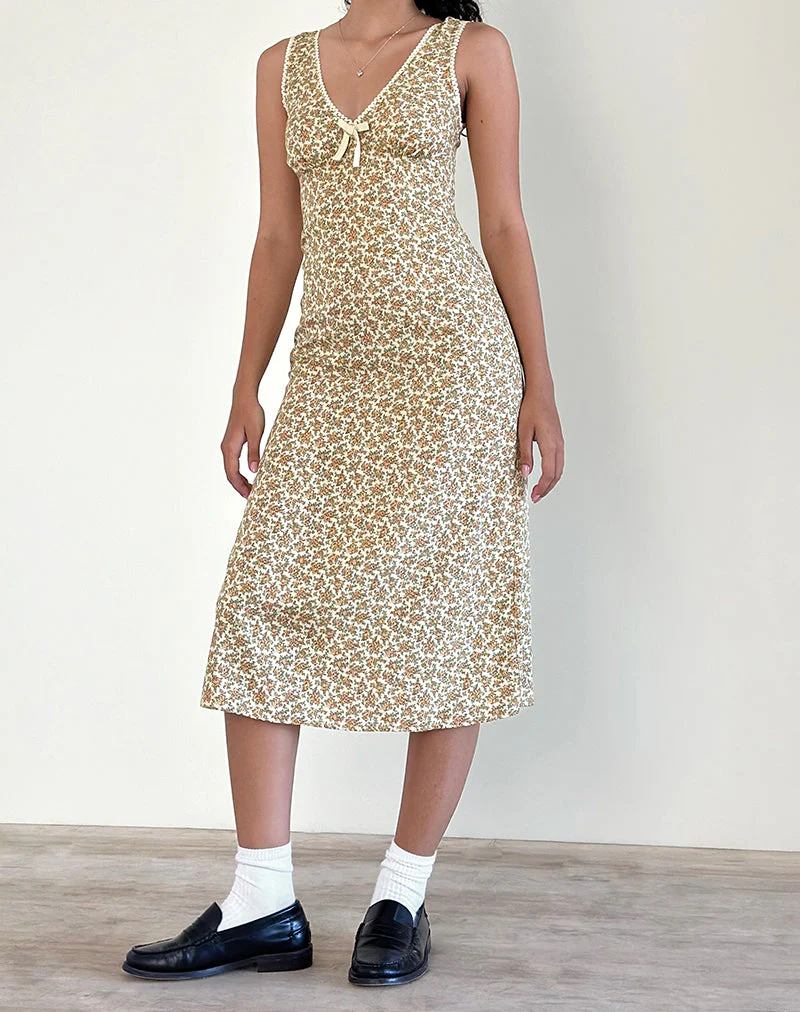 Lavisha Midi Dress in Washed Ditsy - Image 3
