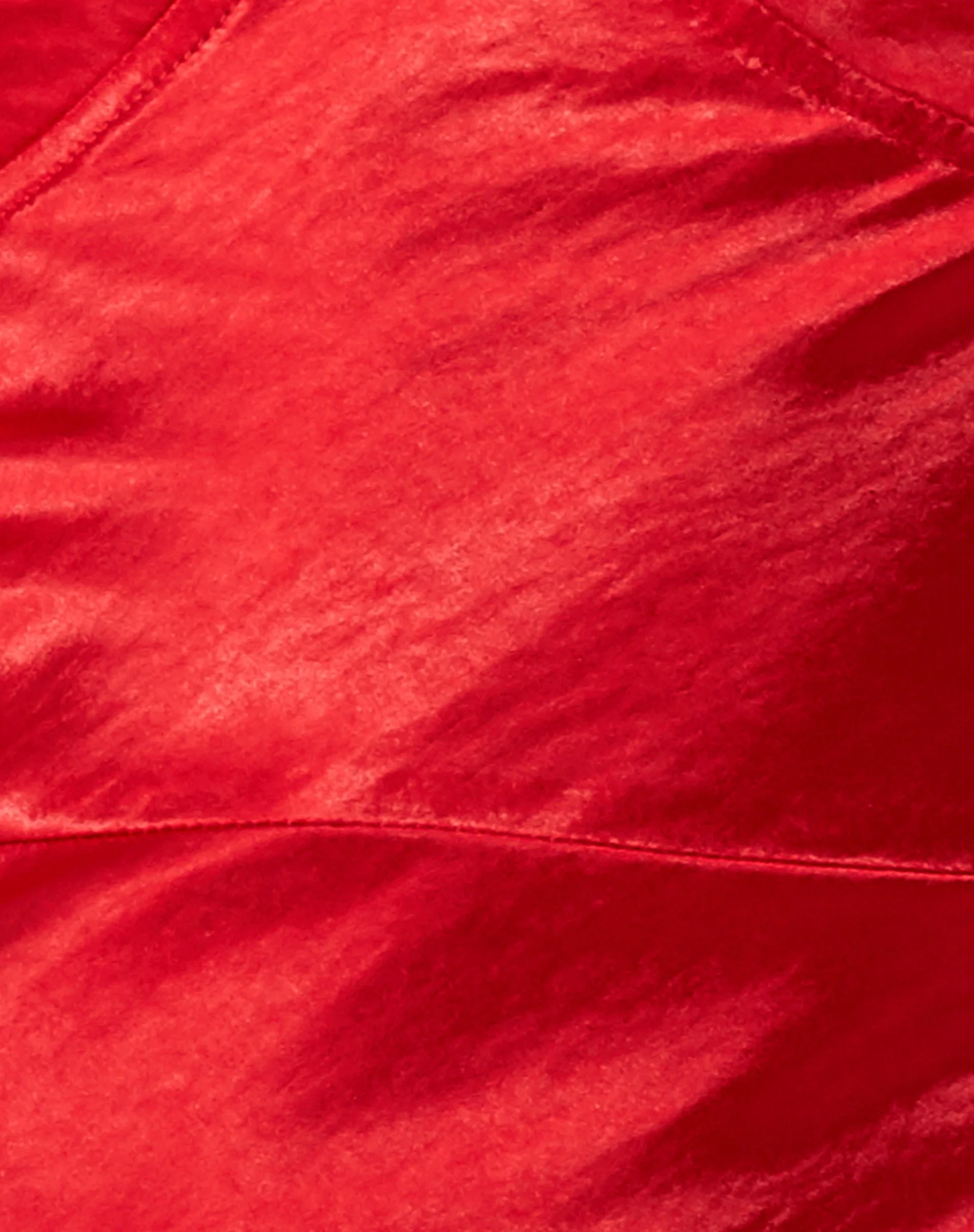 Lebby Mini Dress in Satin Red - Image 5