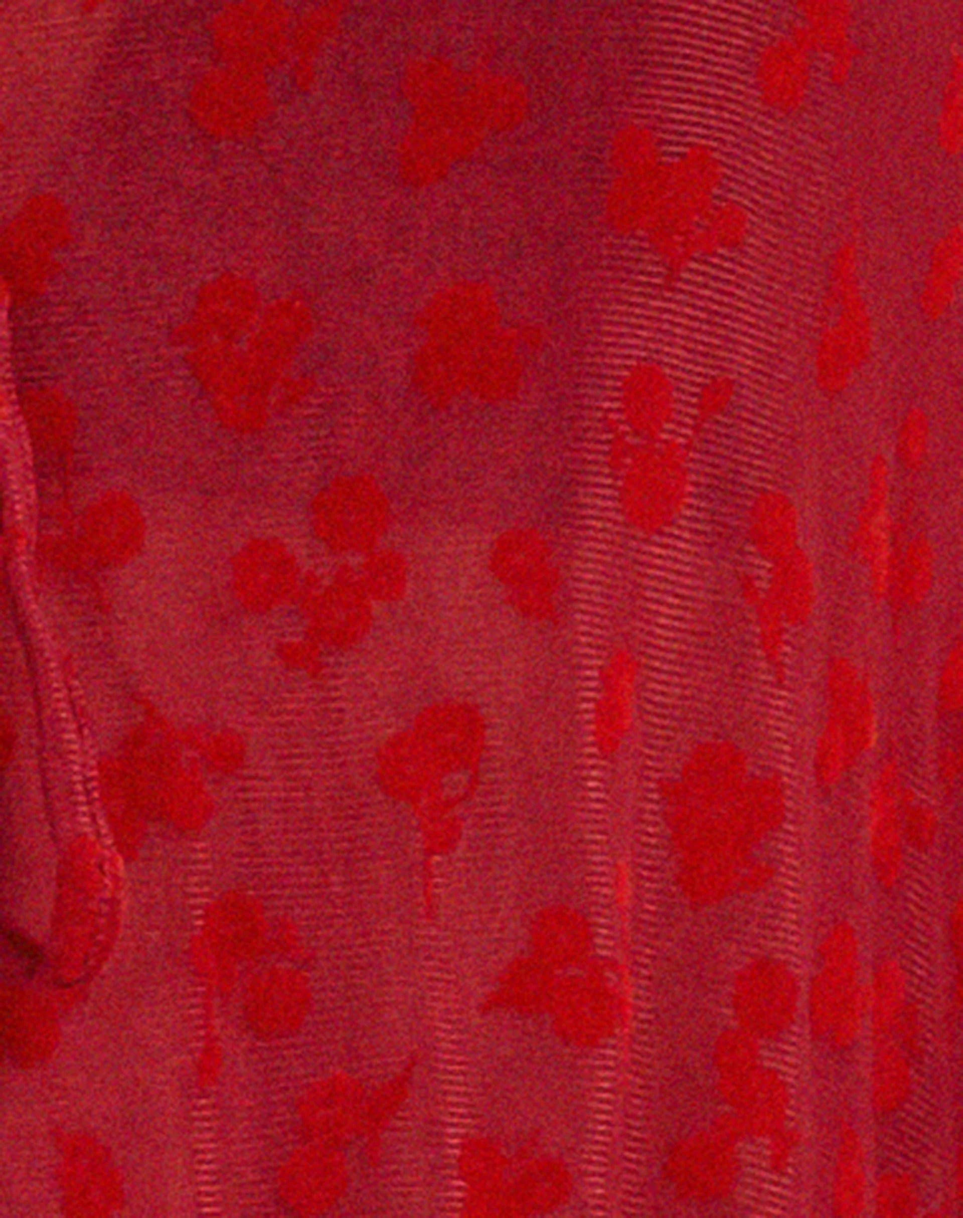 Leony Cardi in Red Flock Mesh - Image 5