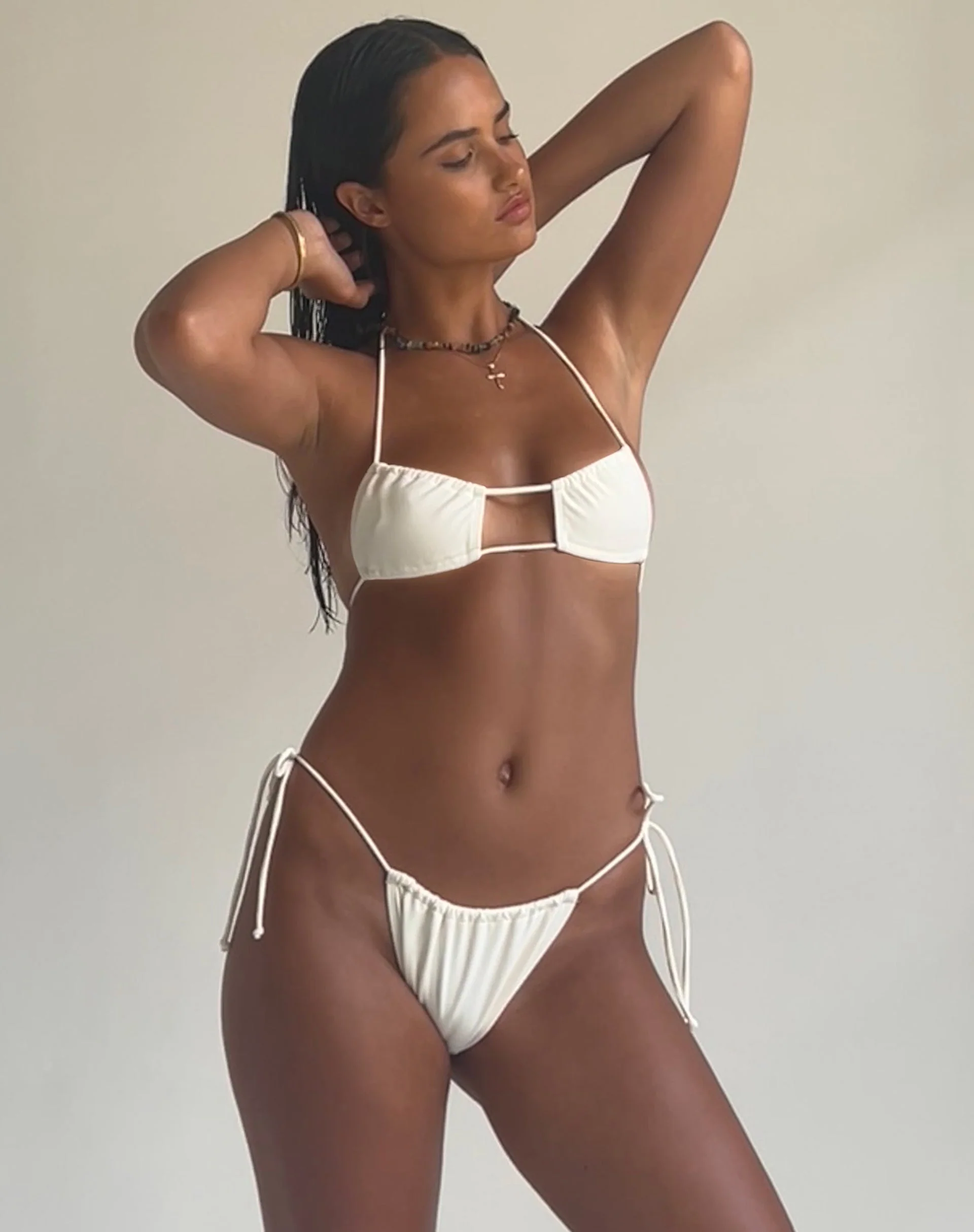 Leyna Bikini Bottom in Cream - Image 5