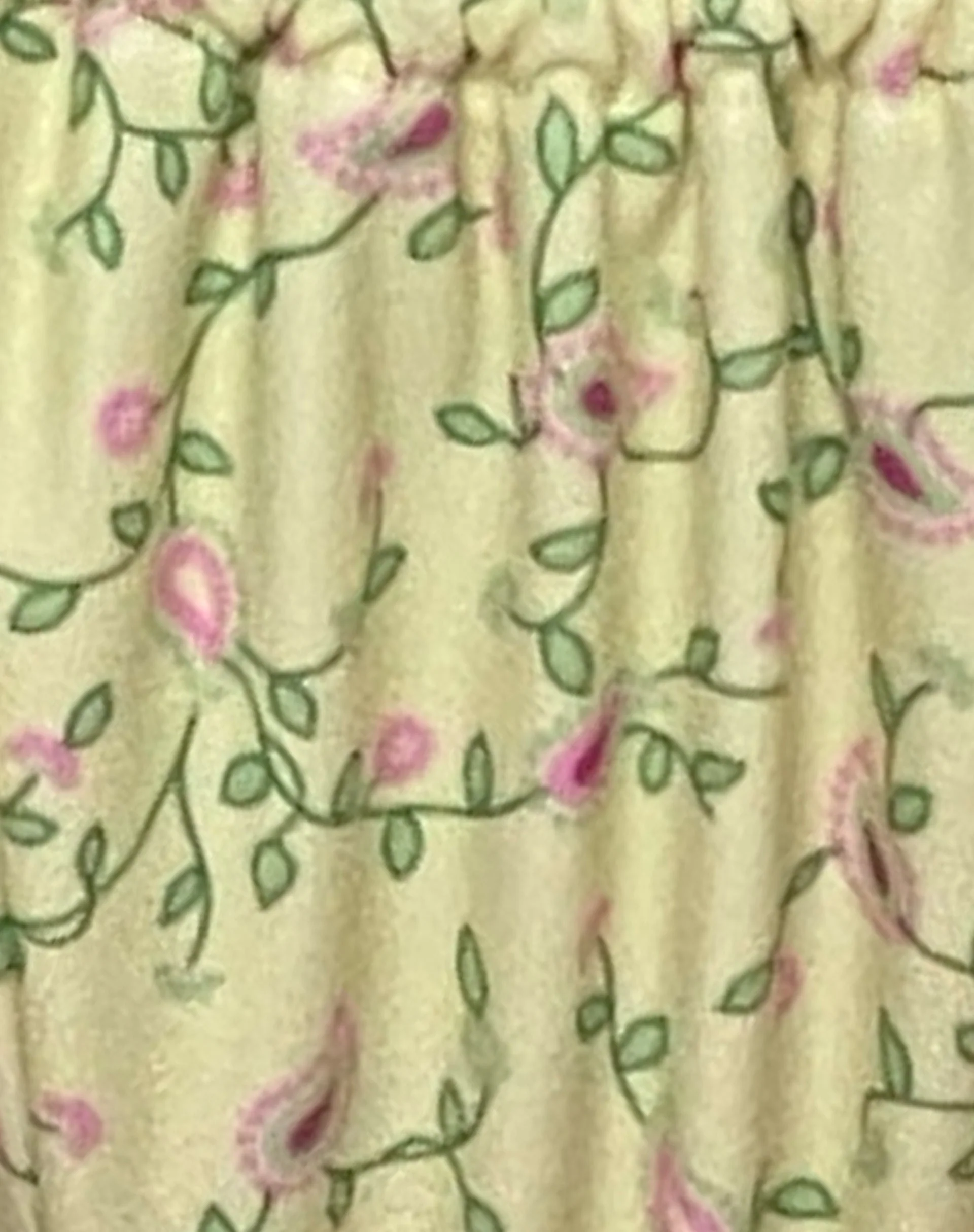 Leyna Bikini Bottom in Paisley Yellow with Pink Binding - Image 7