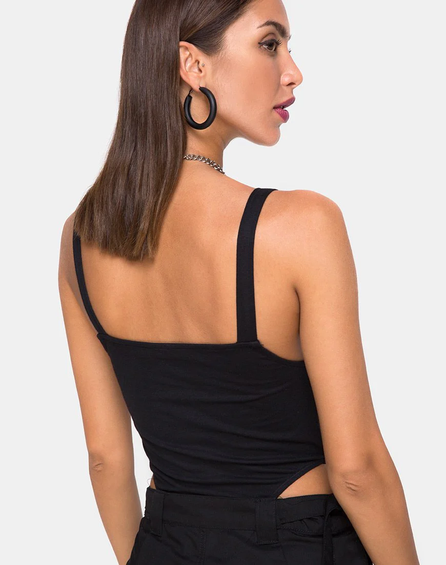 Limoc Bodice in Black Buckle - Image 2