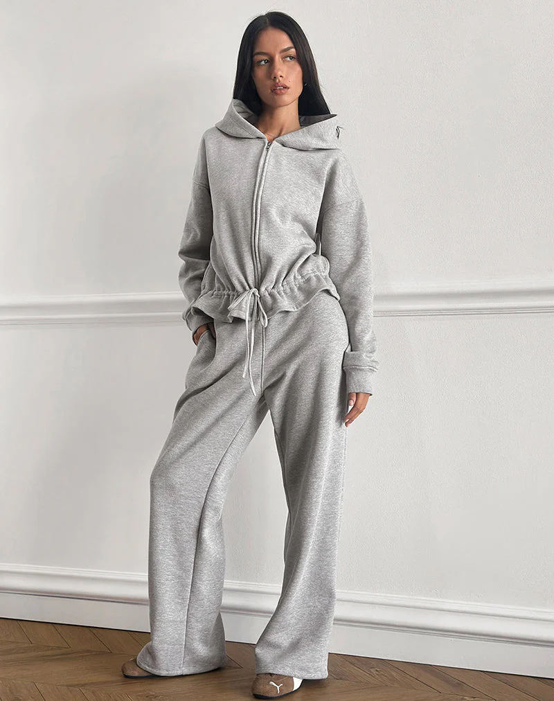 Loose Jogger in Grey Marl - Image 4