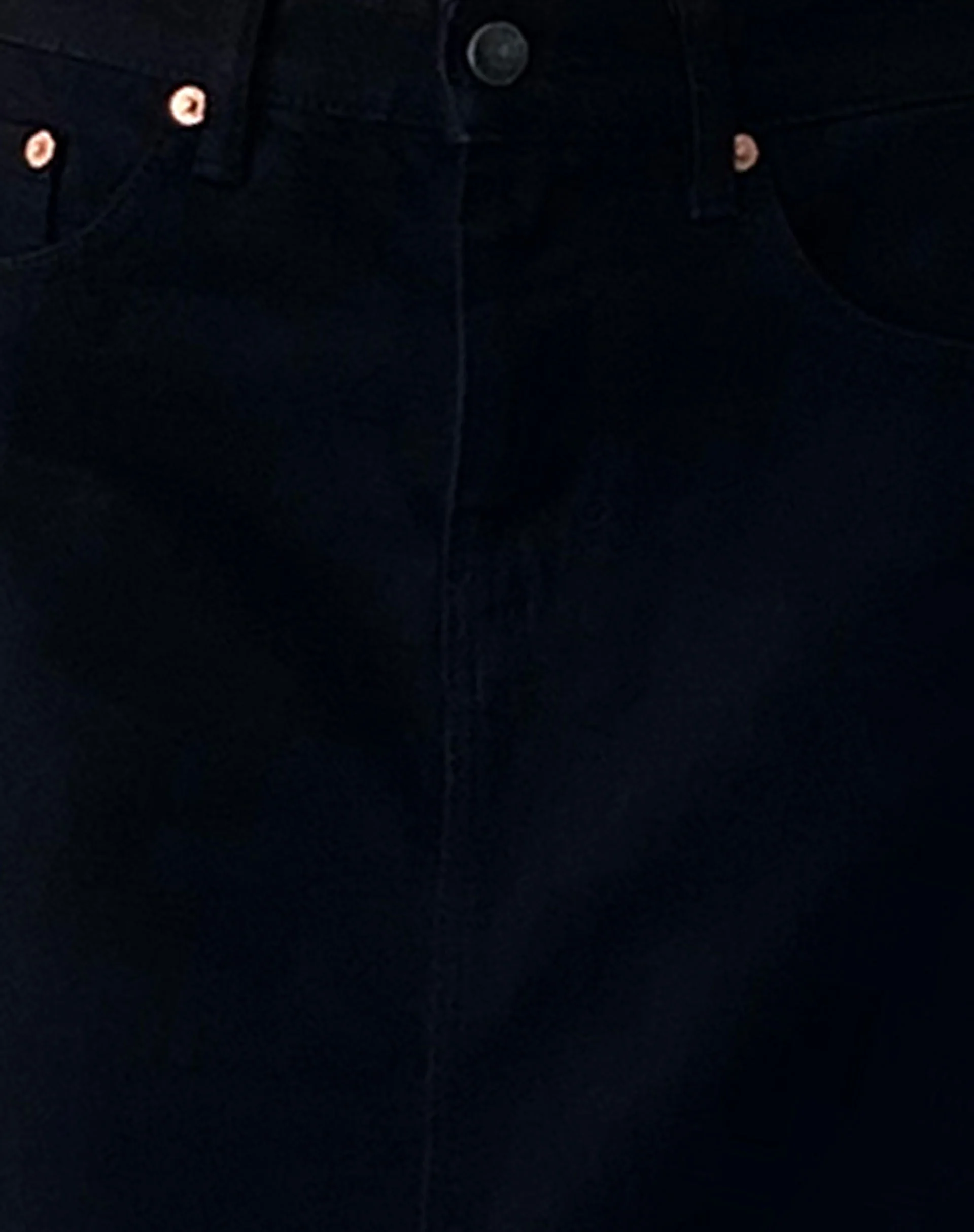 Low Rise Denim Maxi Skirt in Vintage Black - Image 8