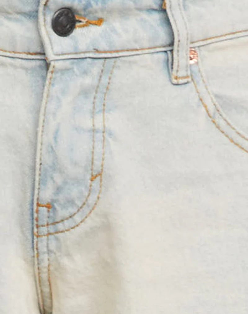 Roomy Extra Wide Low Rise Jeans In Arctic Blue - Image 6
