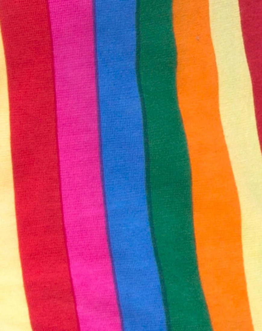 Lucia Bodice in Good Times Stripe X Princess Polly - Image 5
