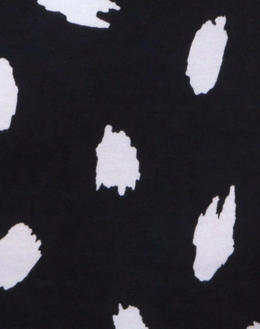 Lucine Dress in Diana Dot Black - Image 5