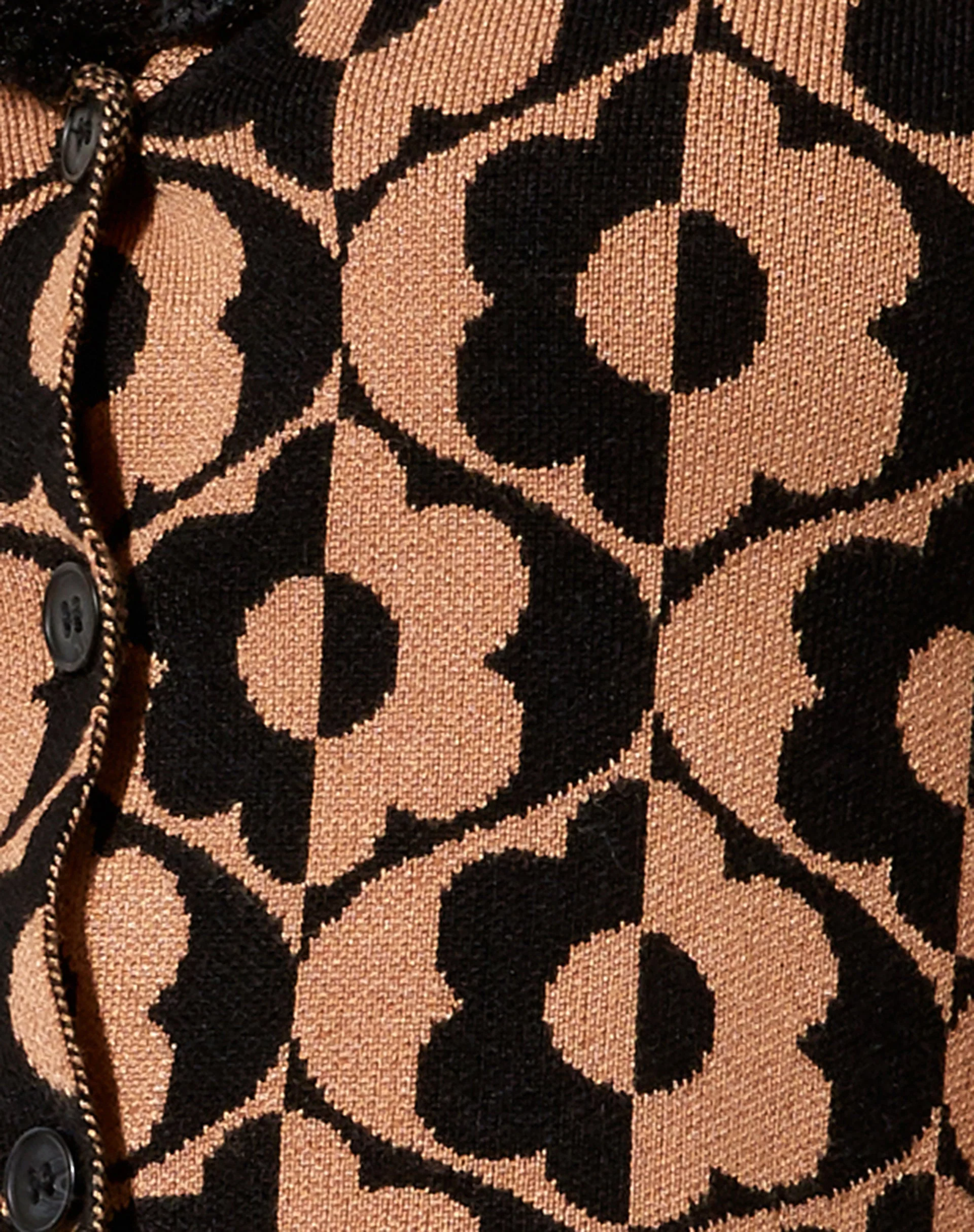 Luila Cardi in Wavy Flower Brown - Image 6