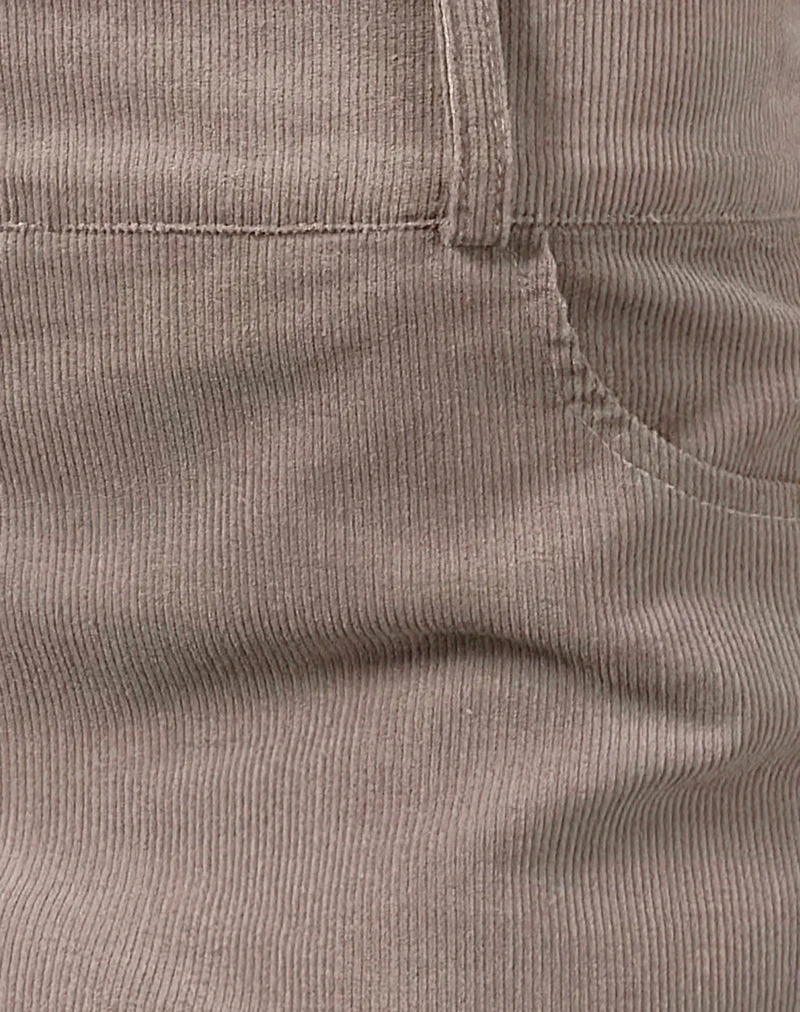 Mahito Skort in Babycord Light Taupe - Image 6