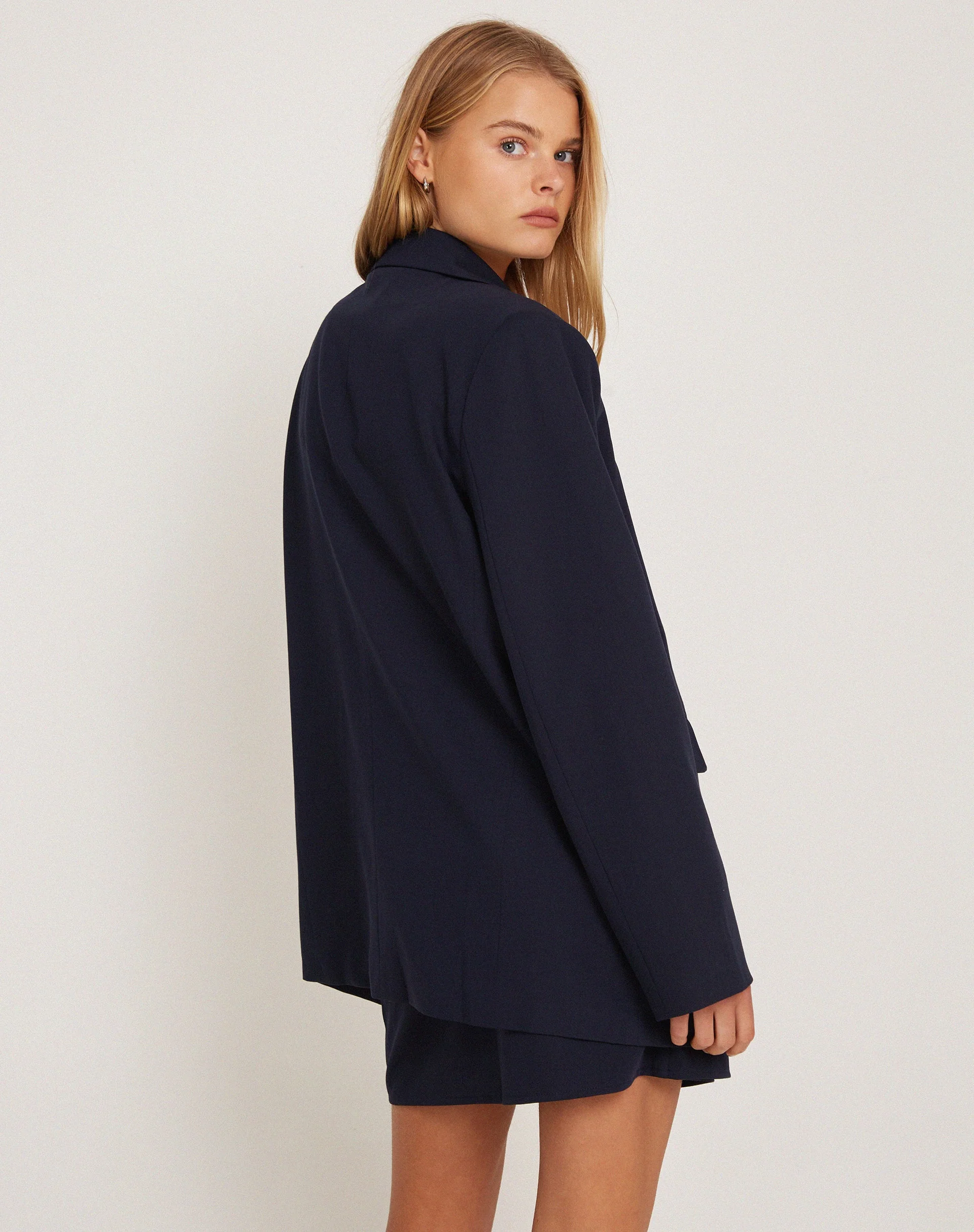 Maiwa Blazer in Tailoring Navy - Image 5