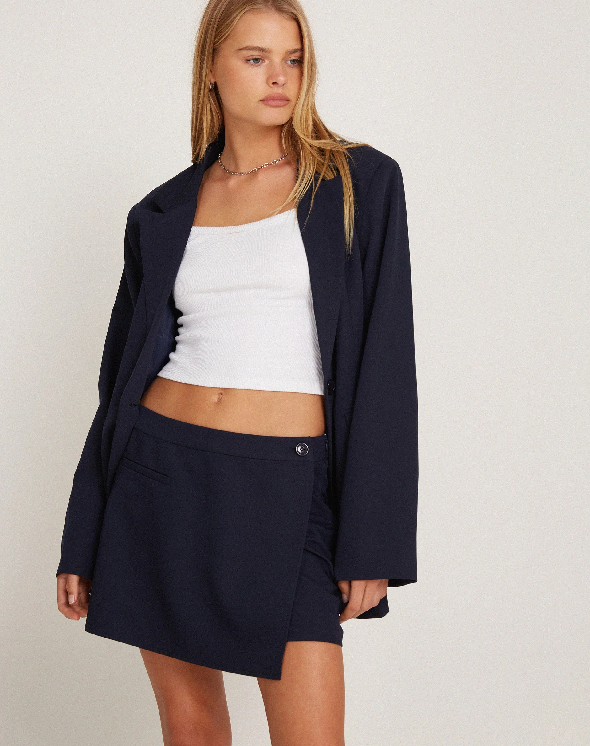 Maiwa Blazer in Tailoring Navy - Image 6