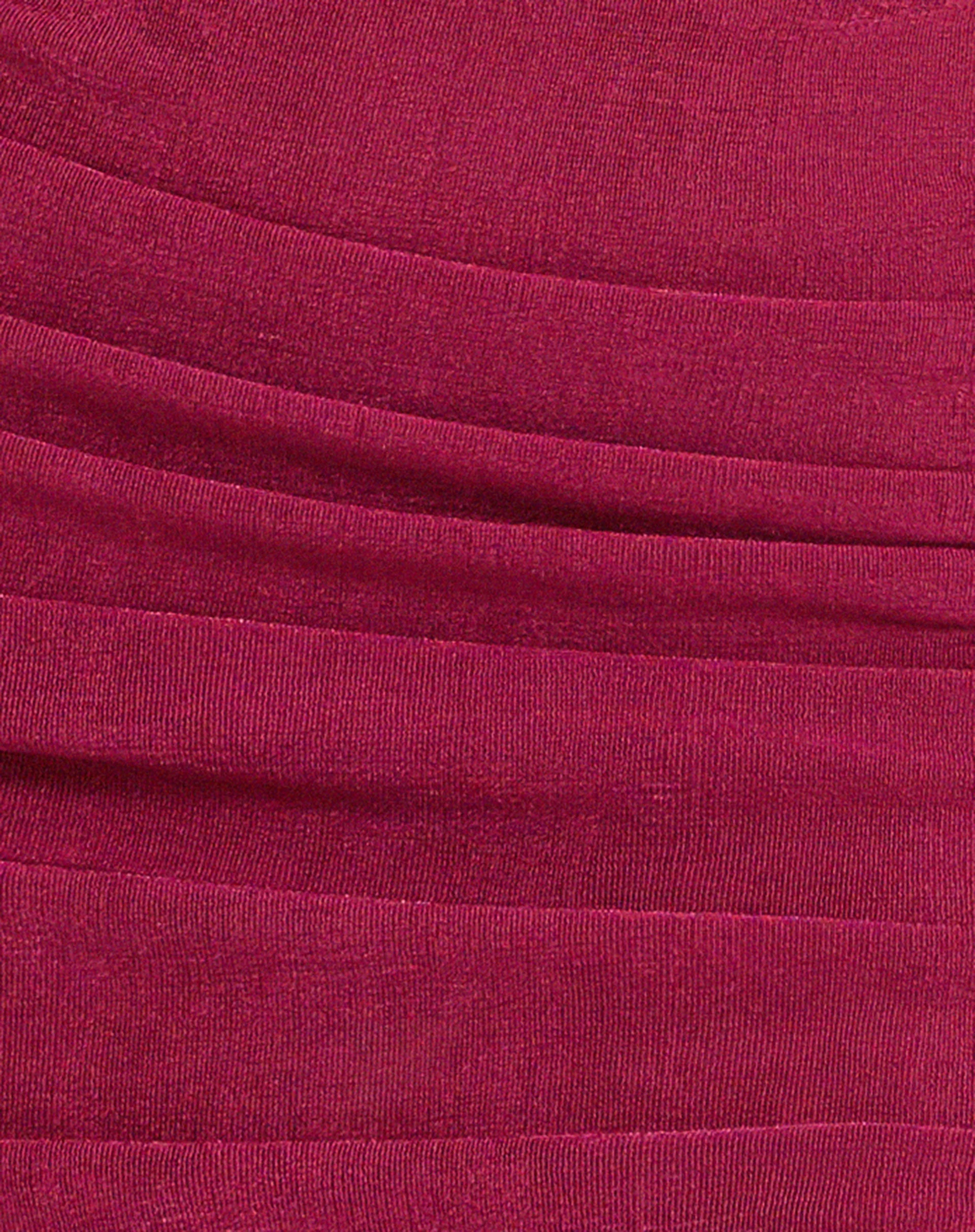 Marbella Halterneck Mini Dress in Magenta Purple - Image 8