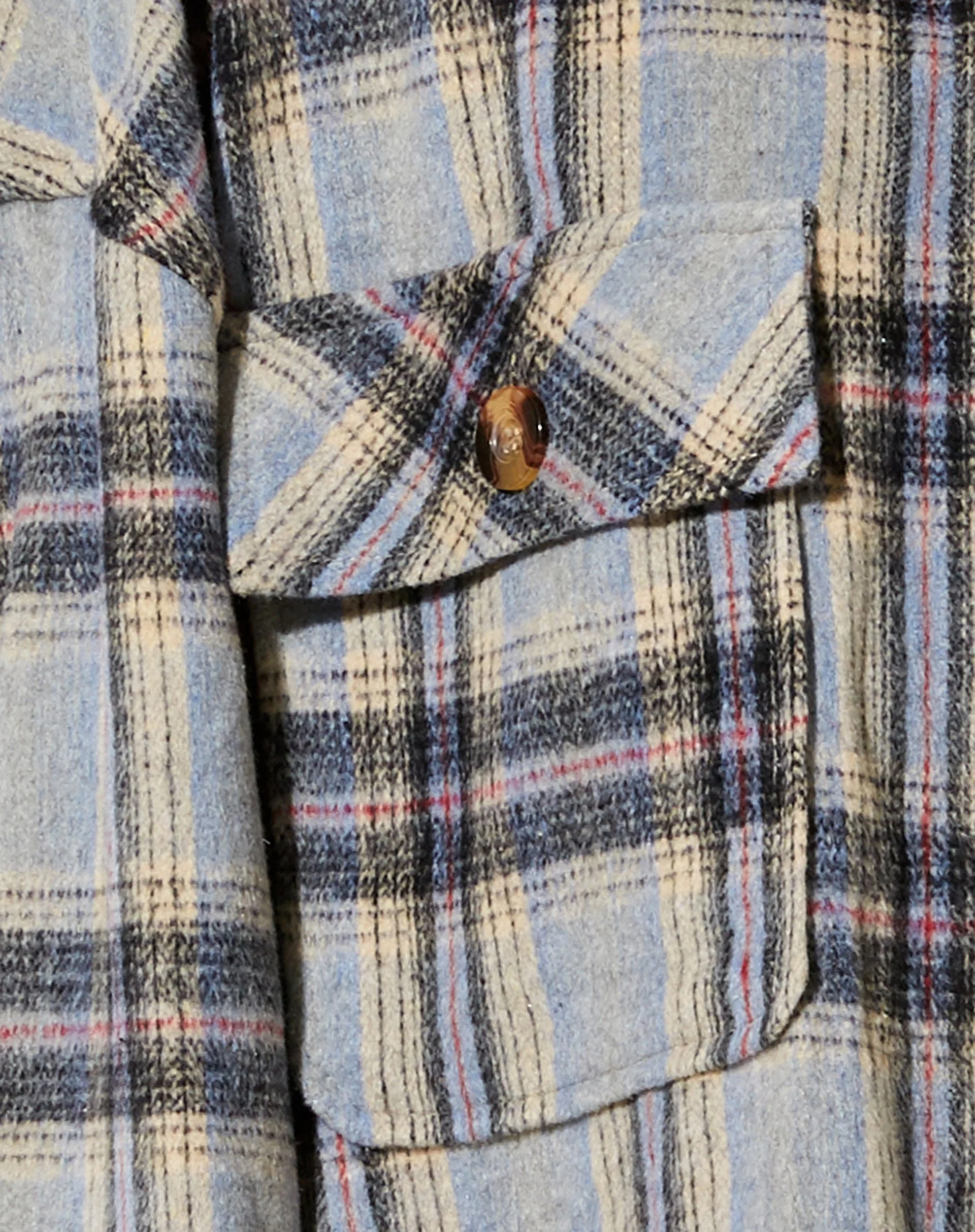 Marcel Shirt in Check Light Blue White Black - Image 5