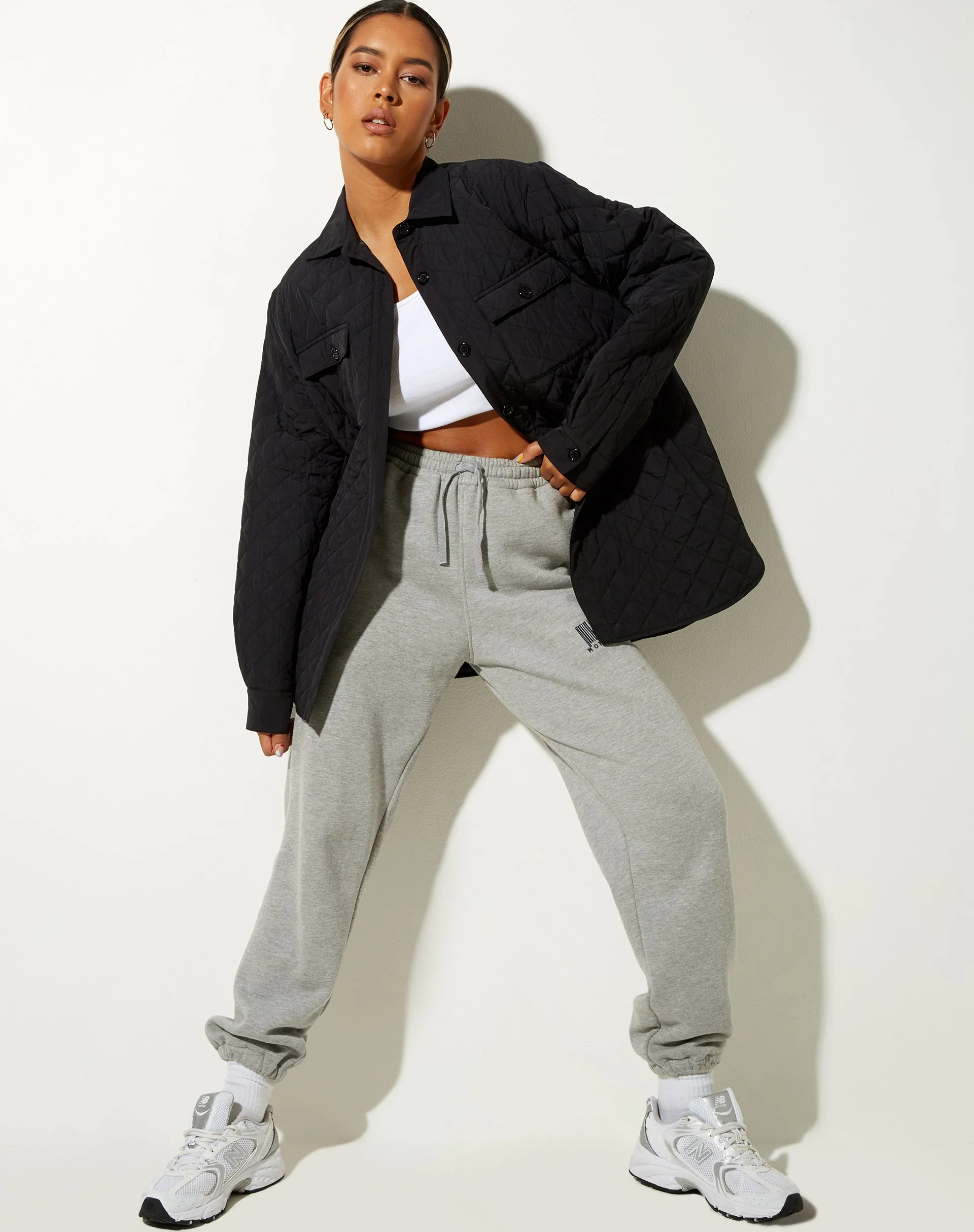 Marcel Shirt in Quilted Black - Image 3