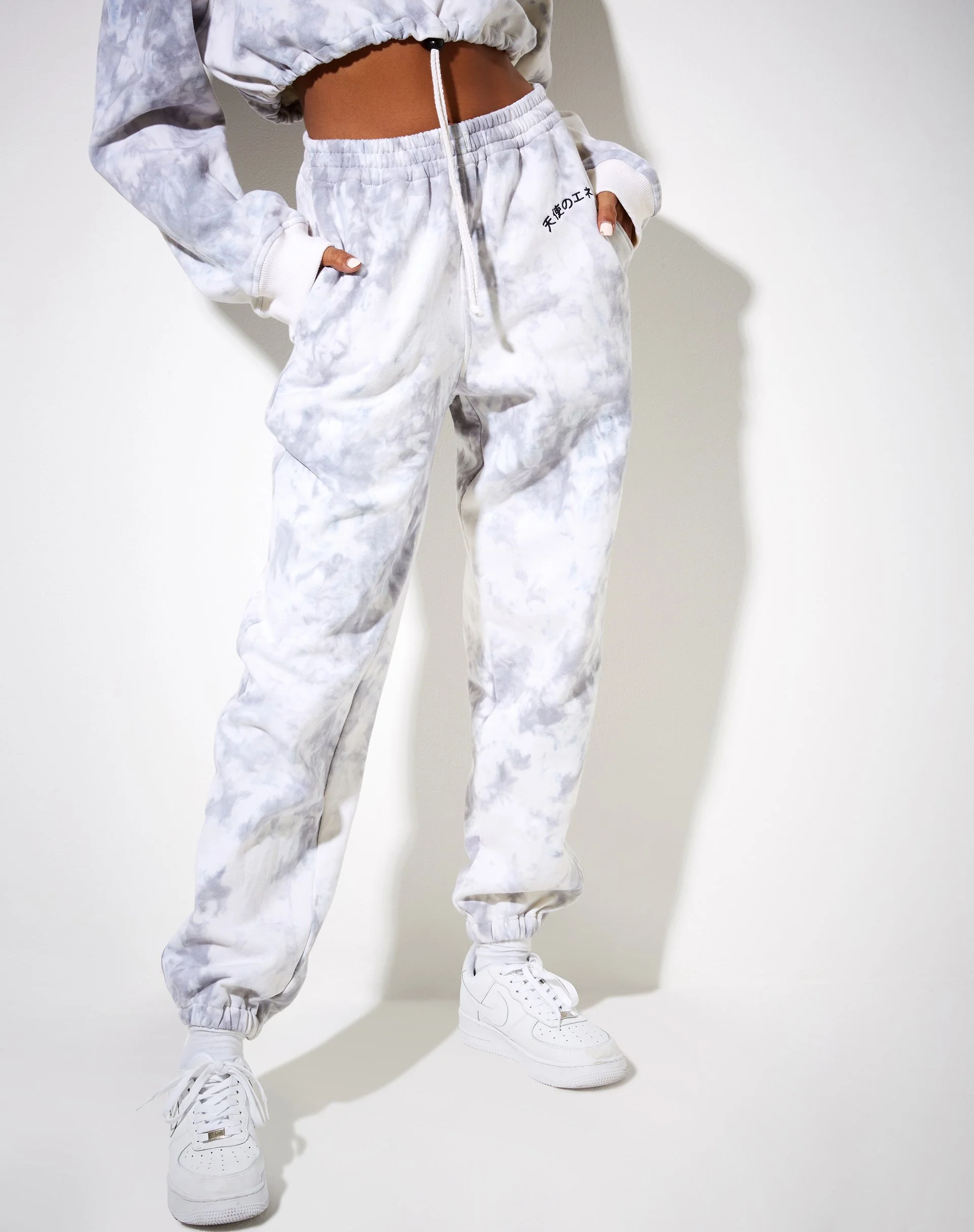Markey Jumper in Grey Tie Dye Angel Energy Embro - Image 5