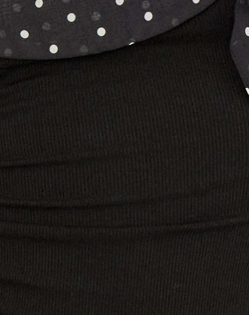 Marvie Top in Basic Polka Black - Image 6