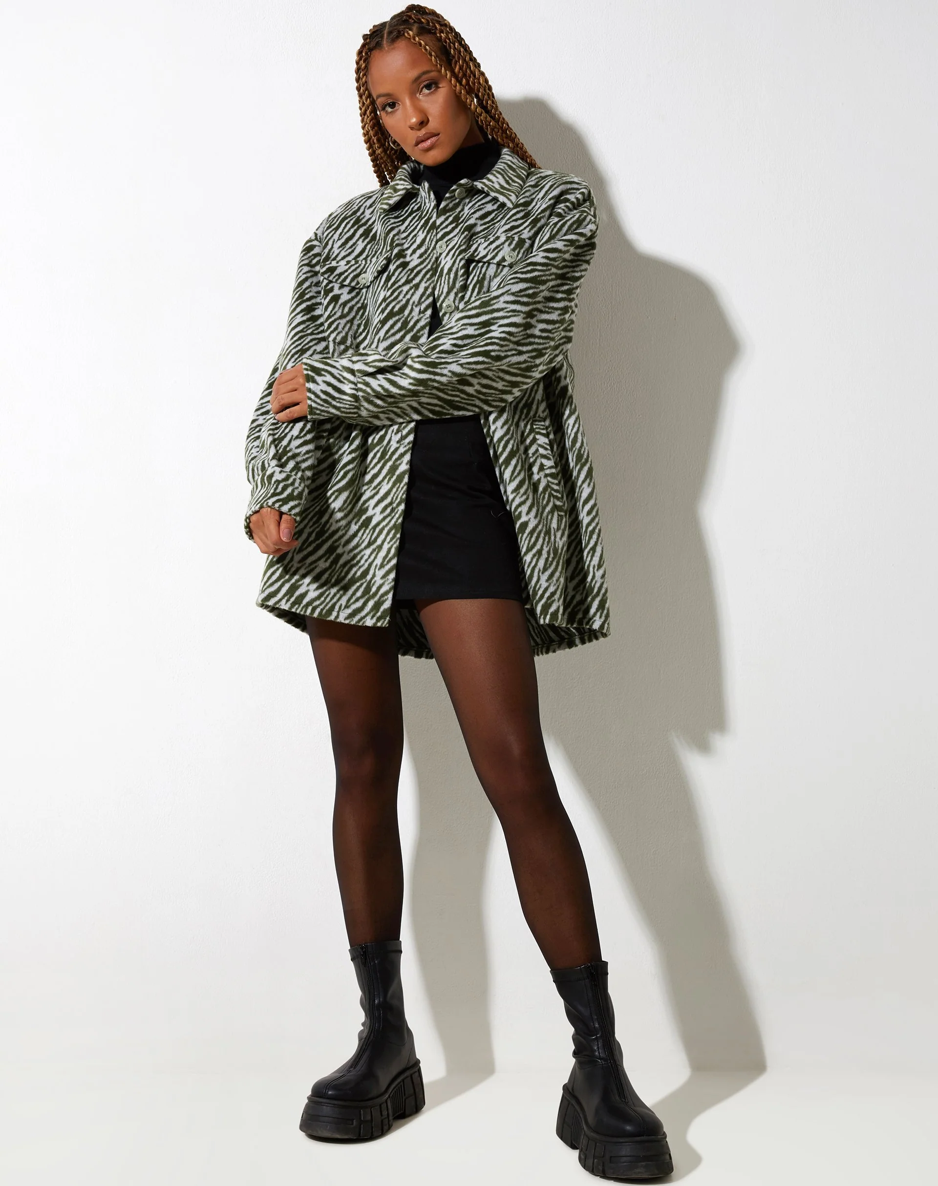 Medita Shirt in Cream Green - Image 3