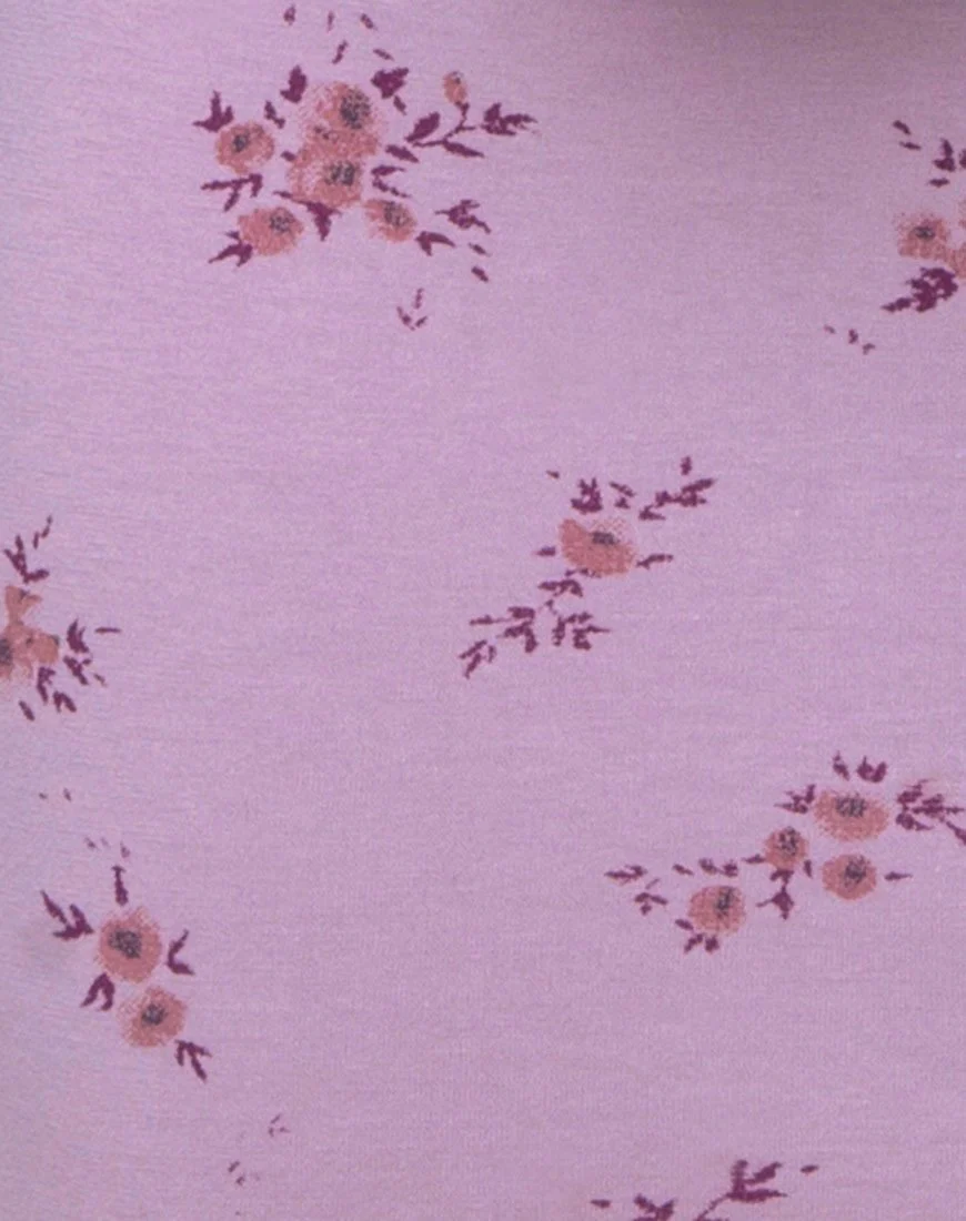 Migare Bodycon Dress in Forget Me Not Lilac - Image 5