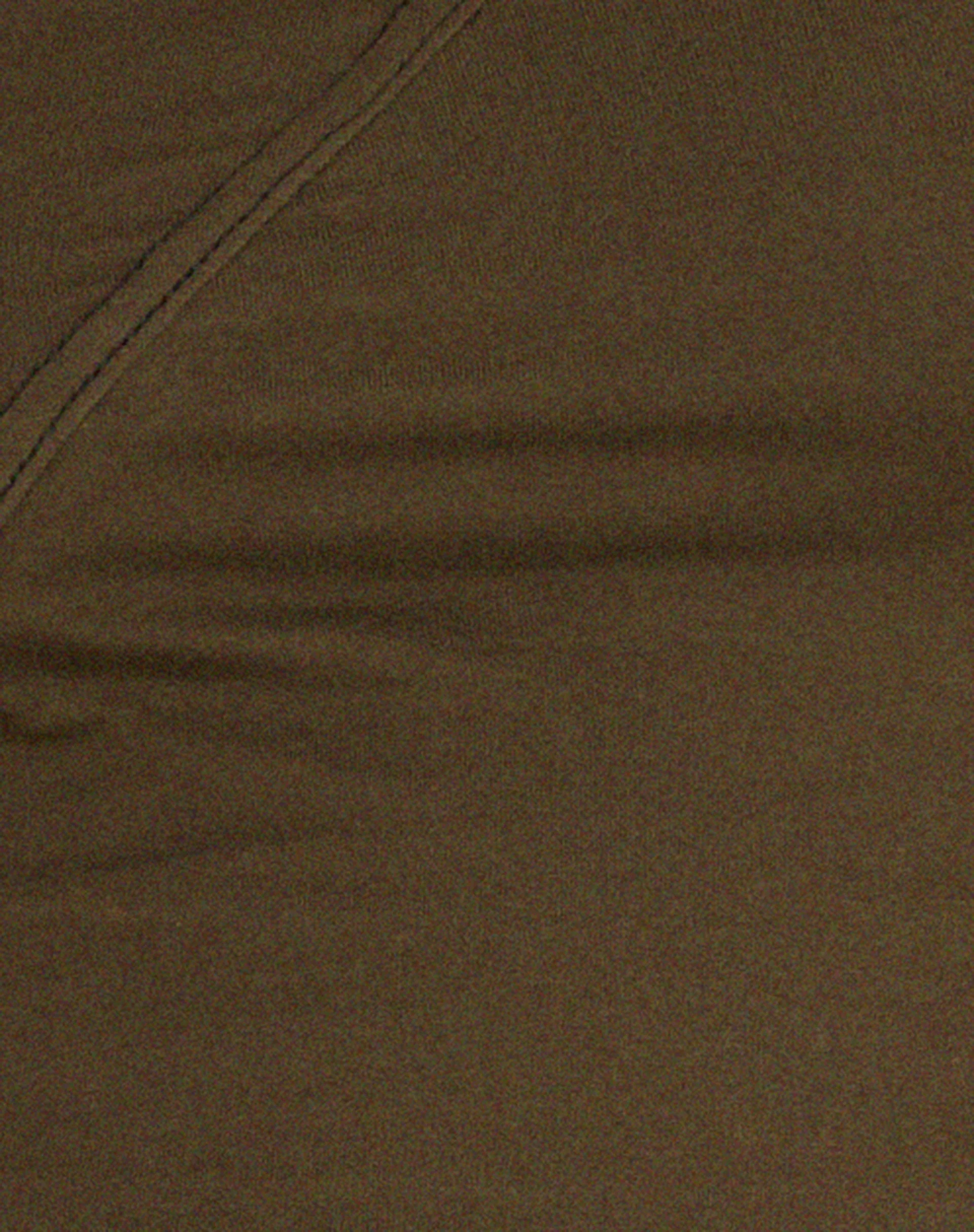 Min Vest Cutout Detail Crop Top in Olive with Black Top Stitch - Image 6