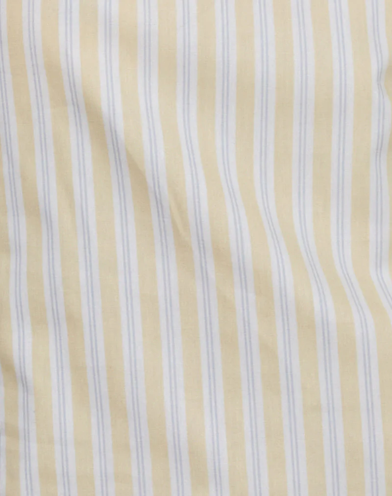 Miringa One Sleeve Top in Candy Stripe Yellow - Image 6