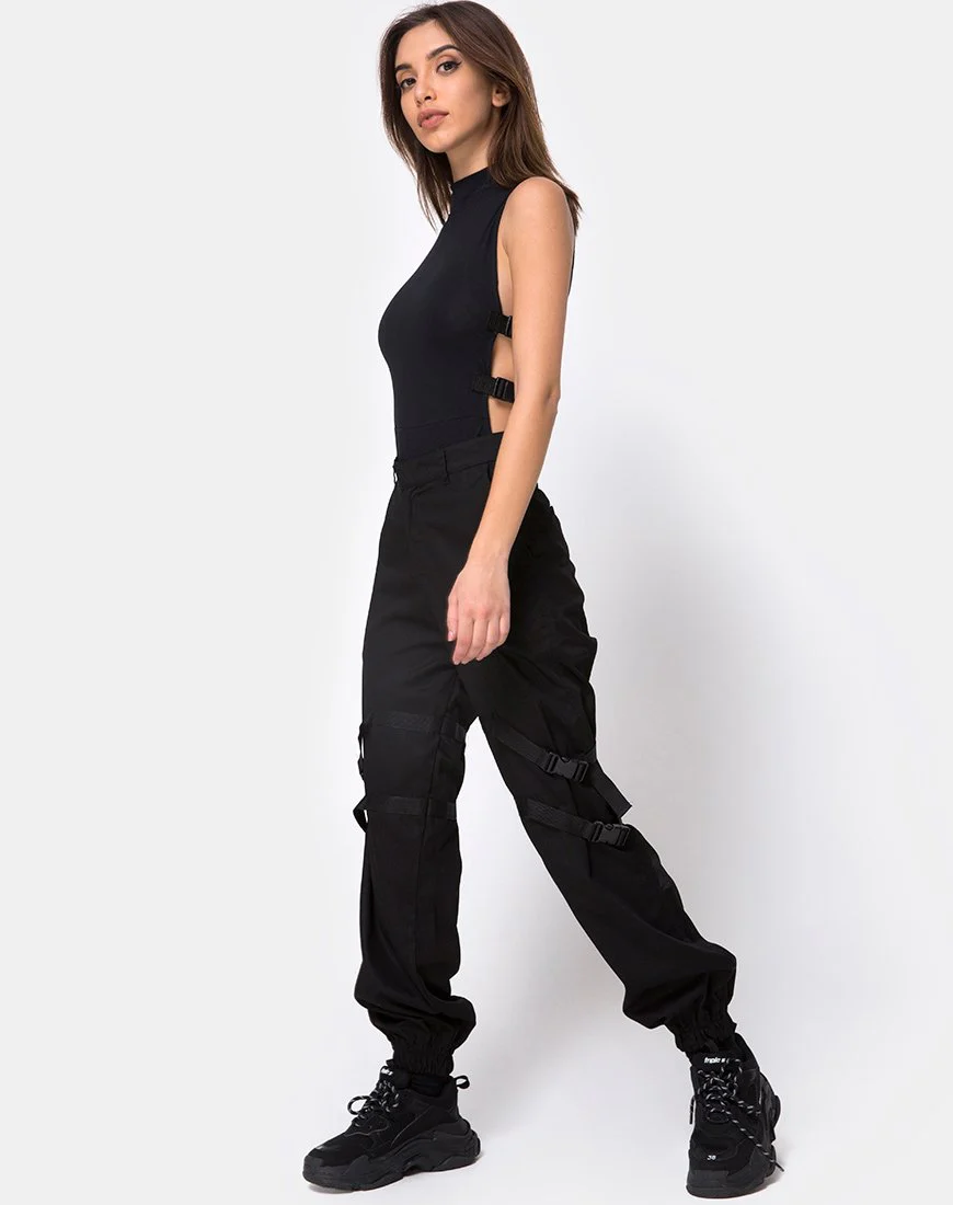 Mocsa Bodice in Black Buckle - Image 3