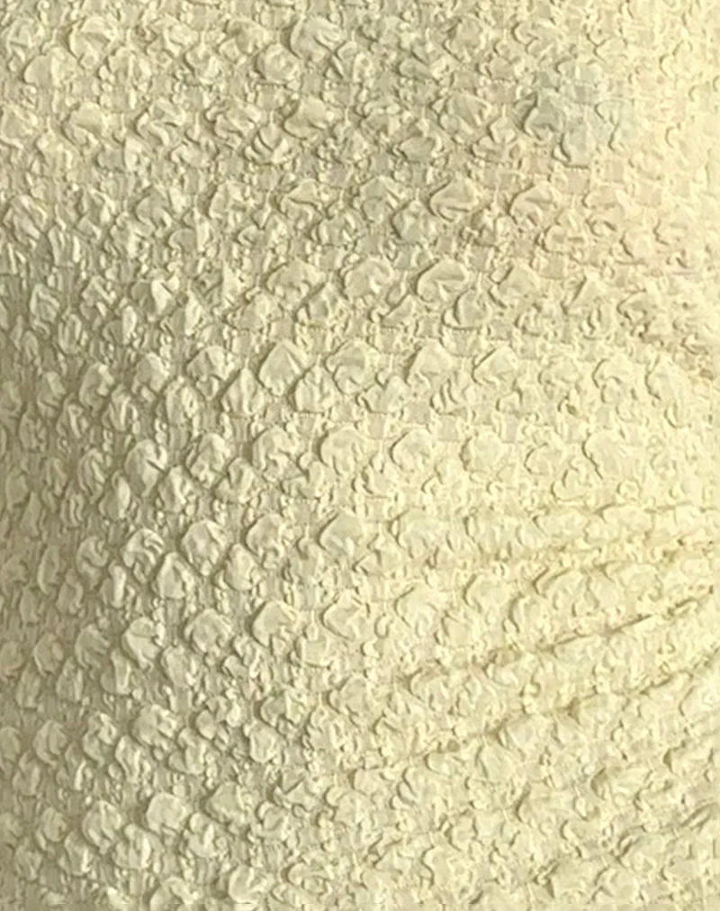 Mohala Top in Bubble Knit Soft Yellow - Image 5