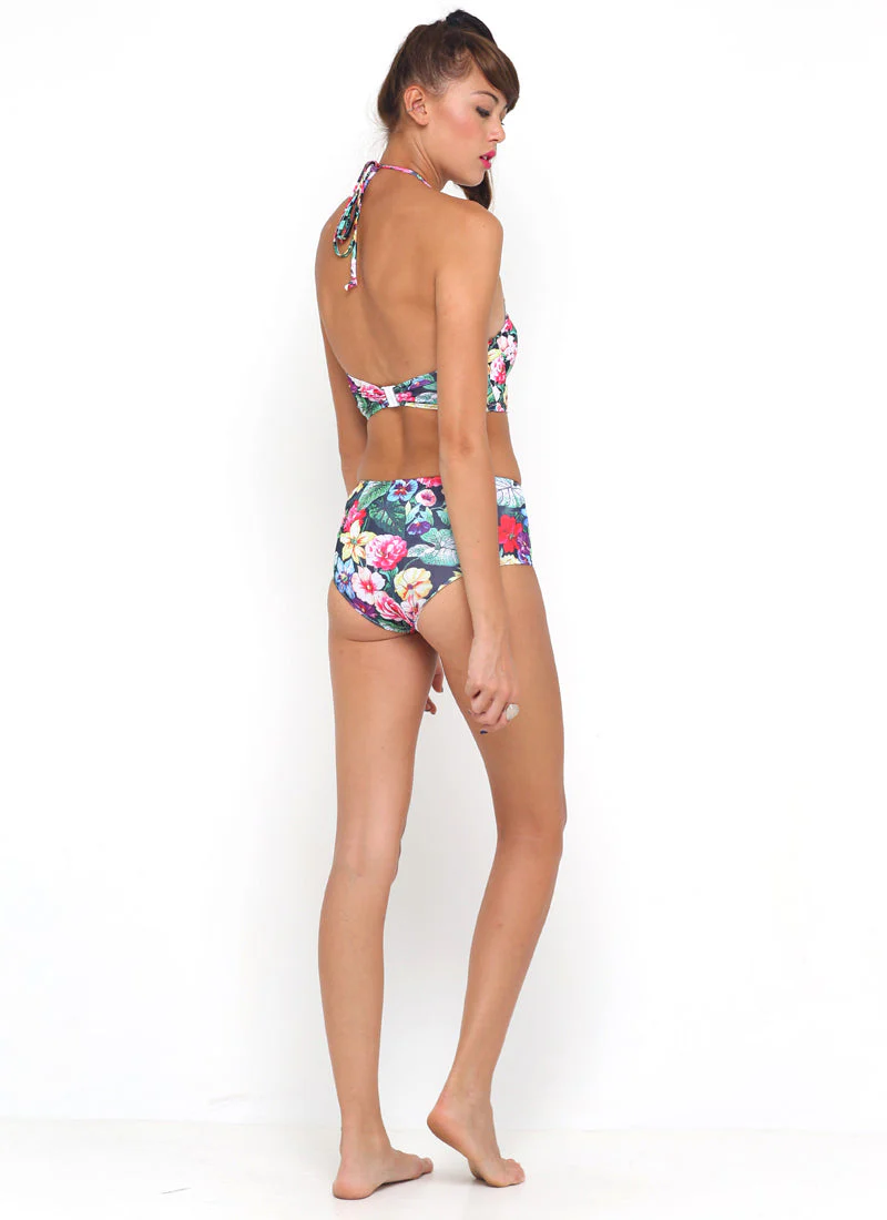 Motel Opal Midi Rise Bikini Bottom in Cottage Garden - Image 3