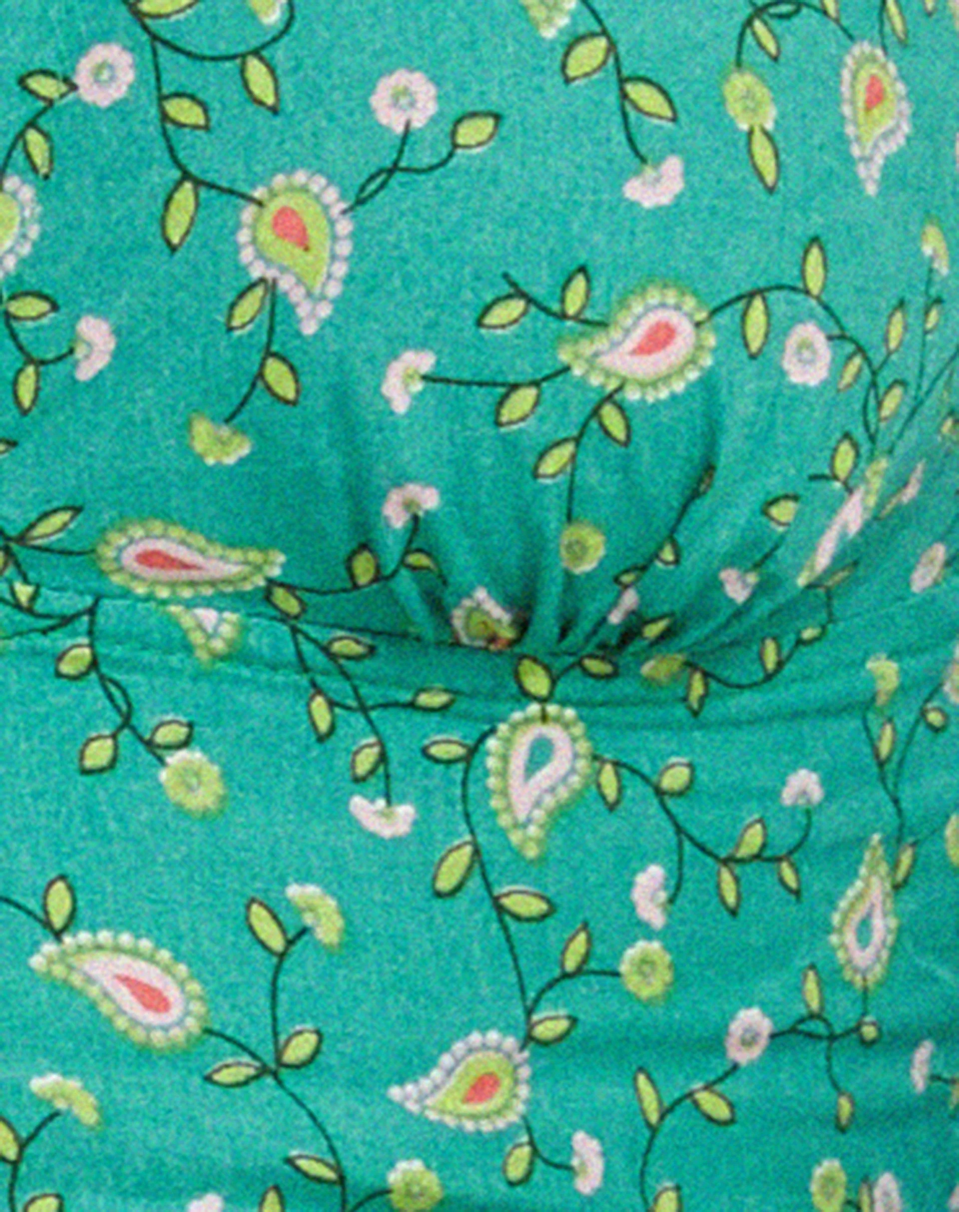 Nanda Crop Top in Paisley Fun Green - Image 7