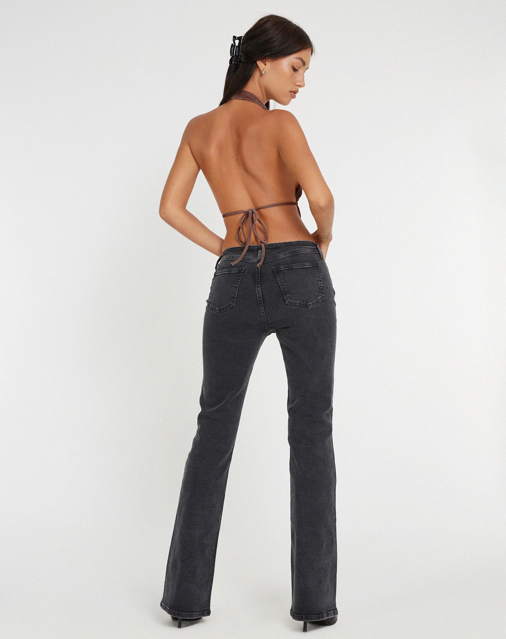 Nindita Crop Top in Peppercorn - Image 6