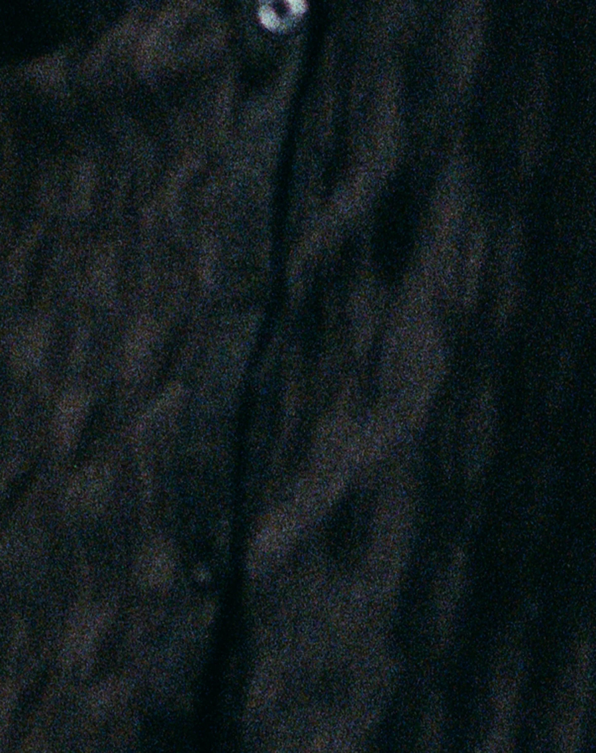 Nitara Button Up Mini Dress in Crinkle Black - Image 6