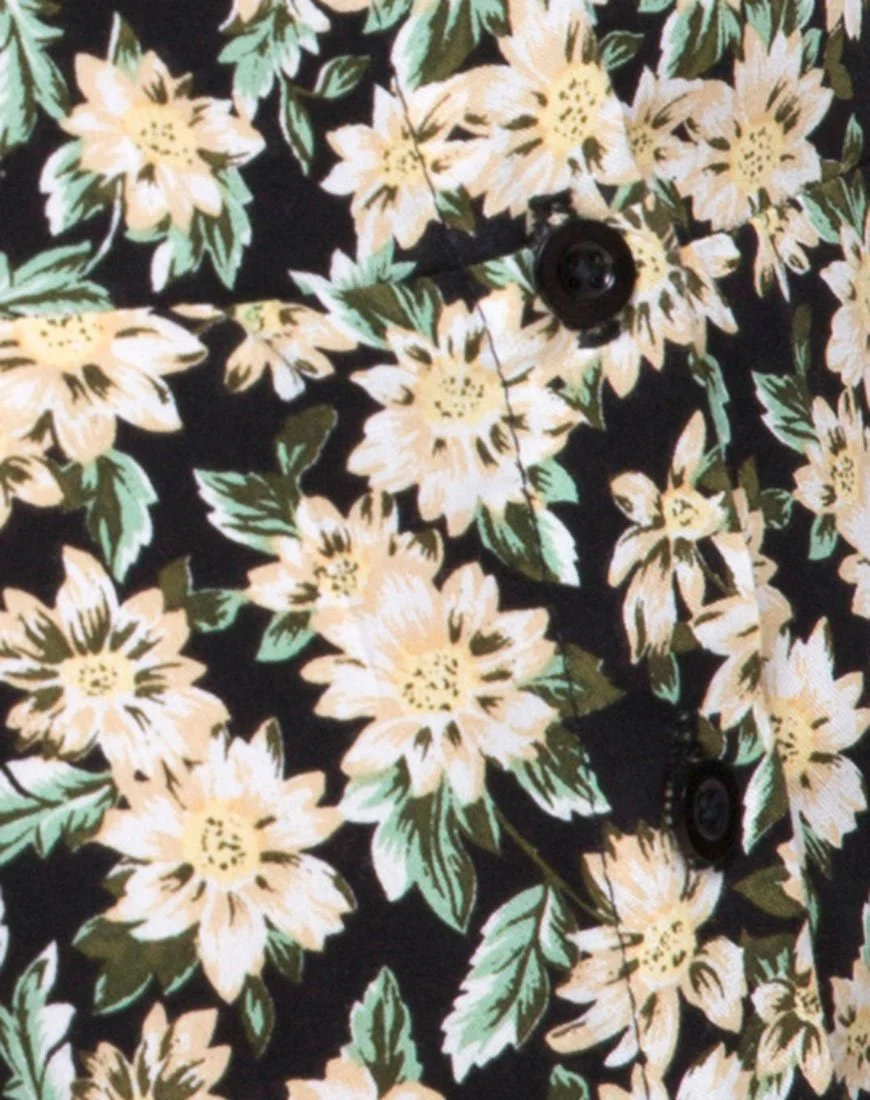 Novia Slip Dress in Aster Black - Image 5