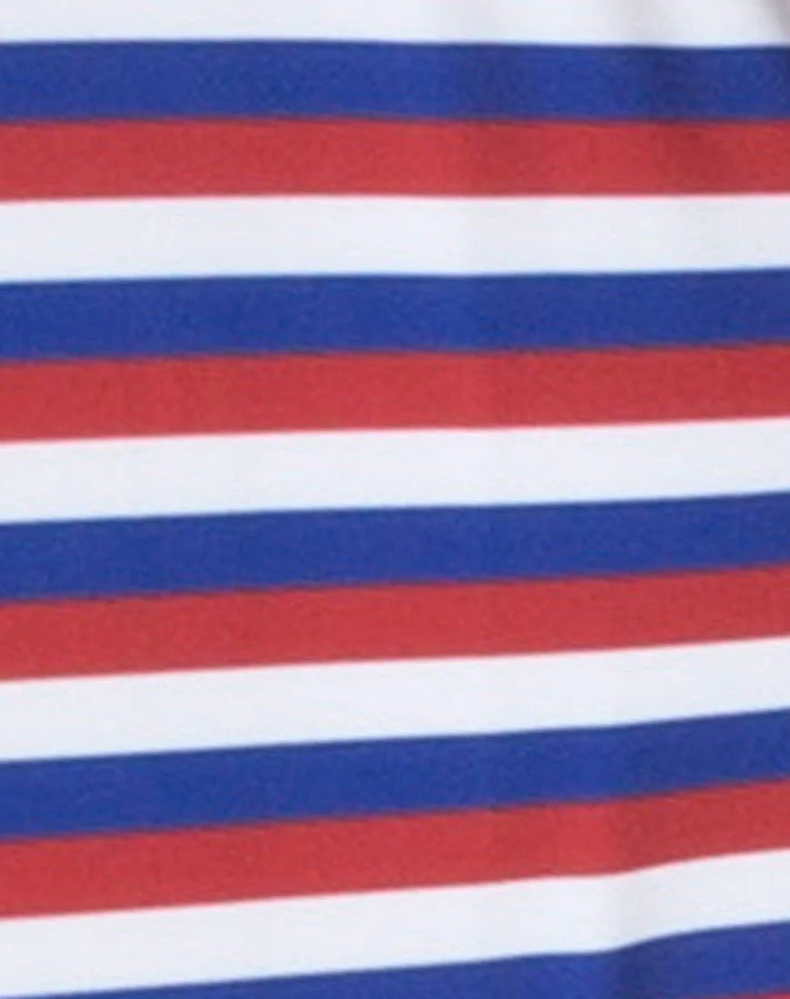Olivia Swimsuit in Triple Stripe - Image 5