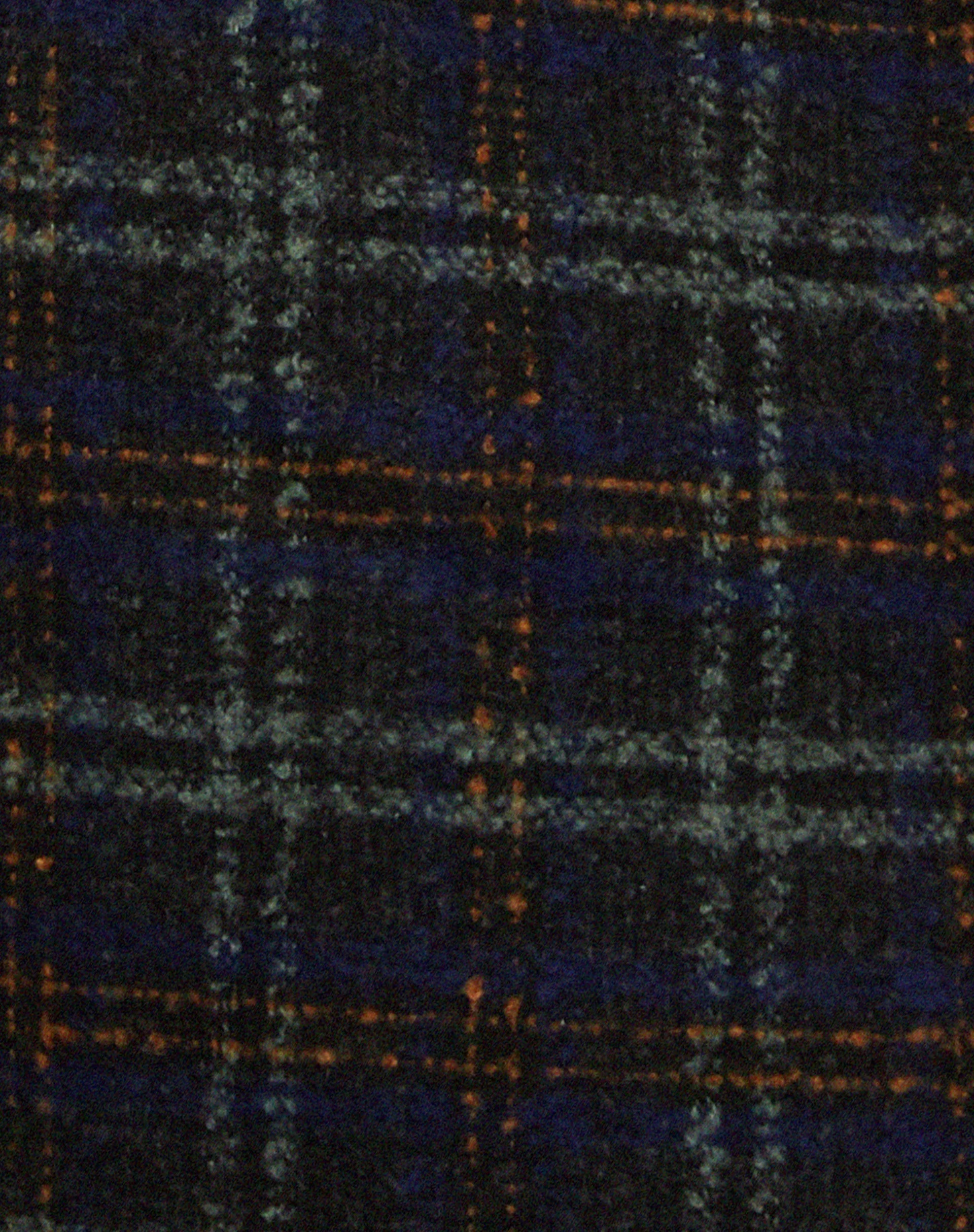 Orlova Coat in Check Navy Black and Brown - Image 6
