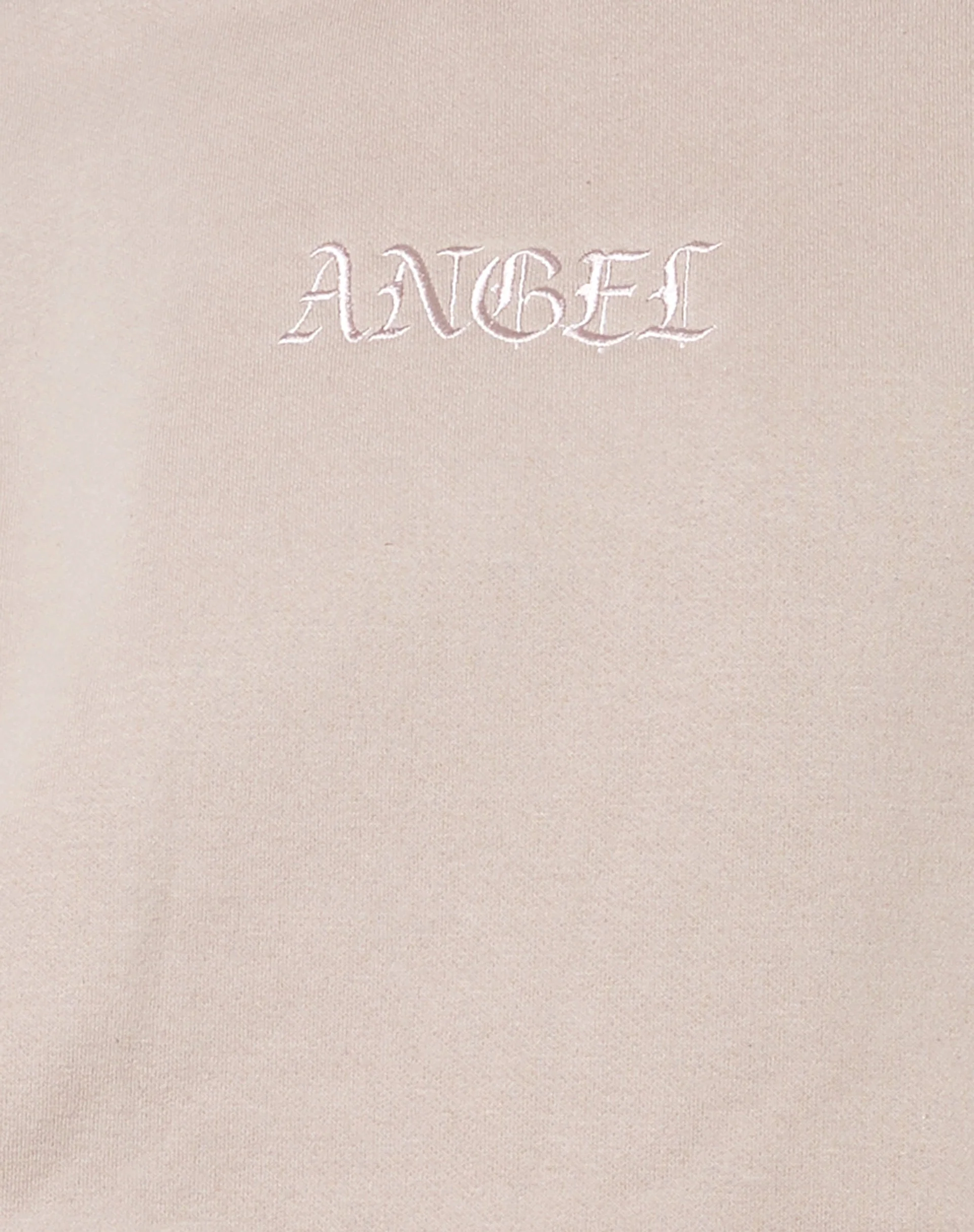 Oversize Hoodie in Mushroom 'Angel' Embro - Image 6