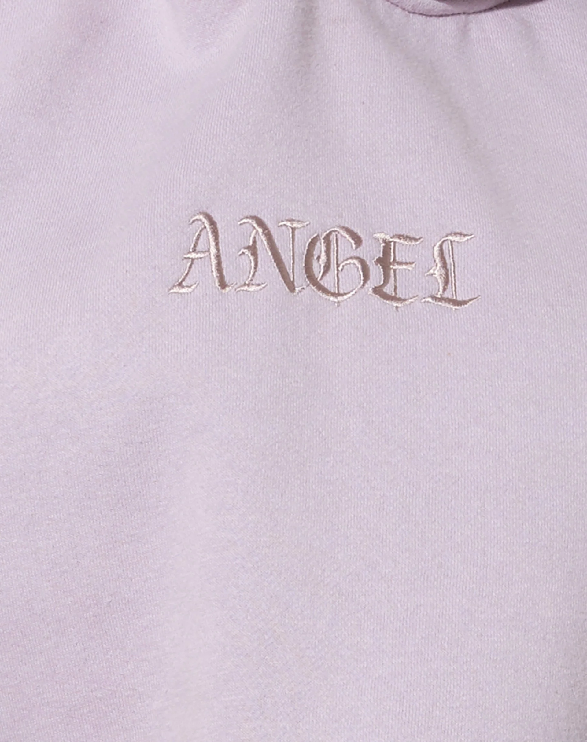 Oversize Hoodie in Violet 'Angel' Embro - Image 5