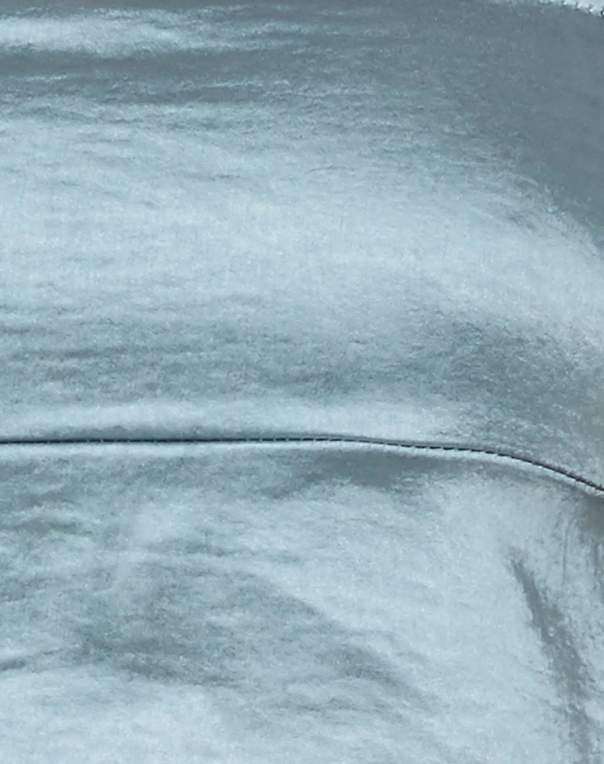 Ozami Crop Top in Satin Silver Blue - Image 5