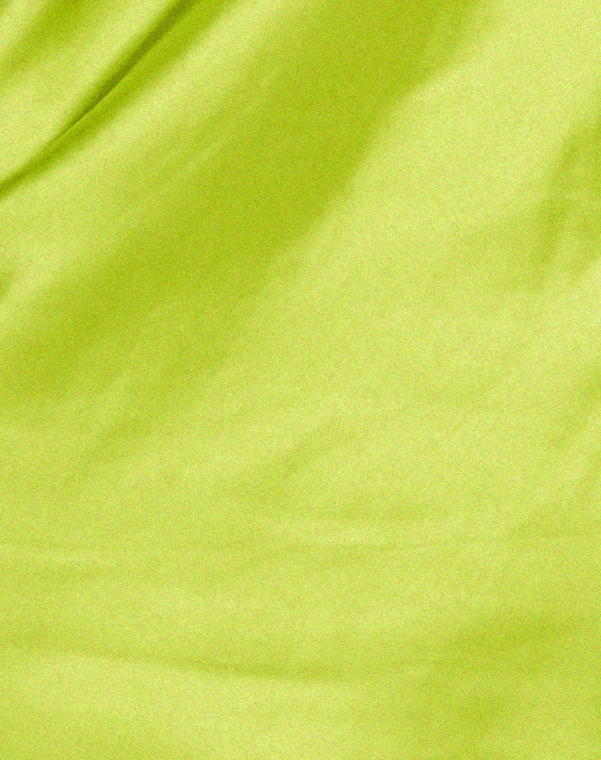 Palasha Midi Dress in Satin Lime Green - Image 5