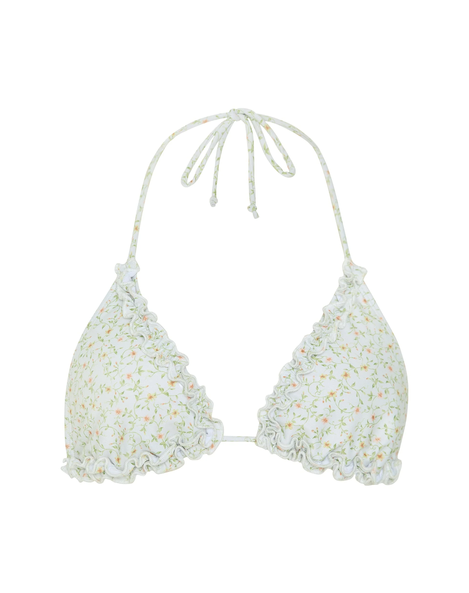 Pandya Bikini Top in Pretty Petal Ivory - Image 5