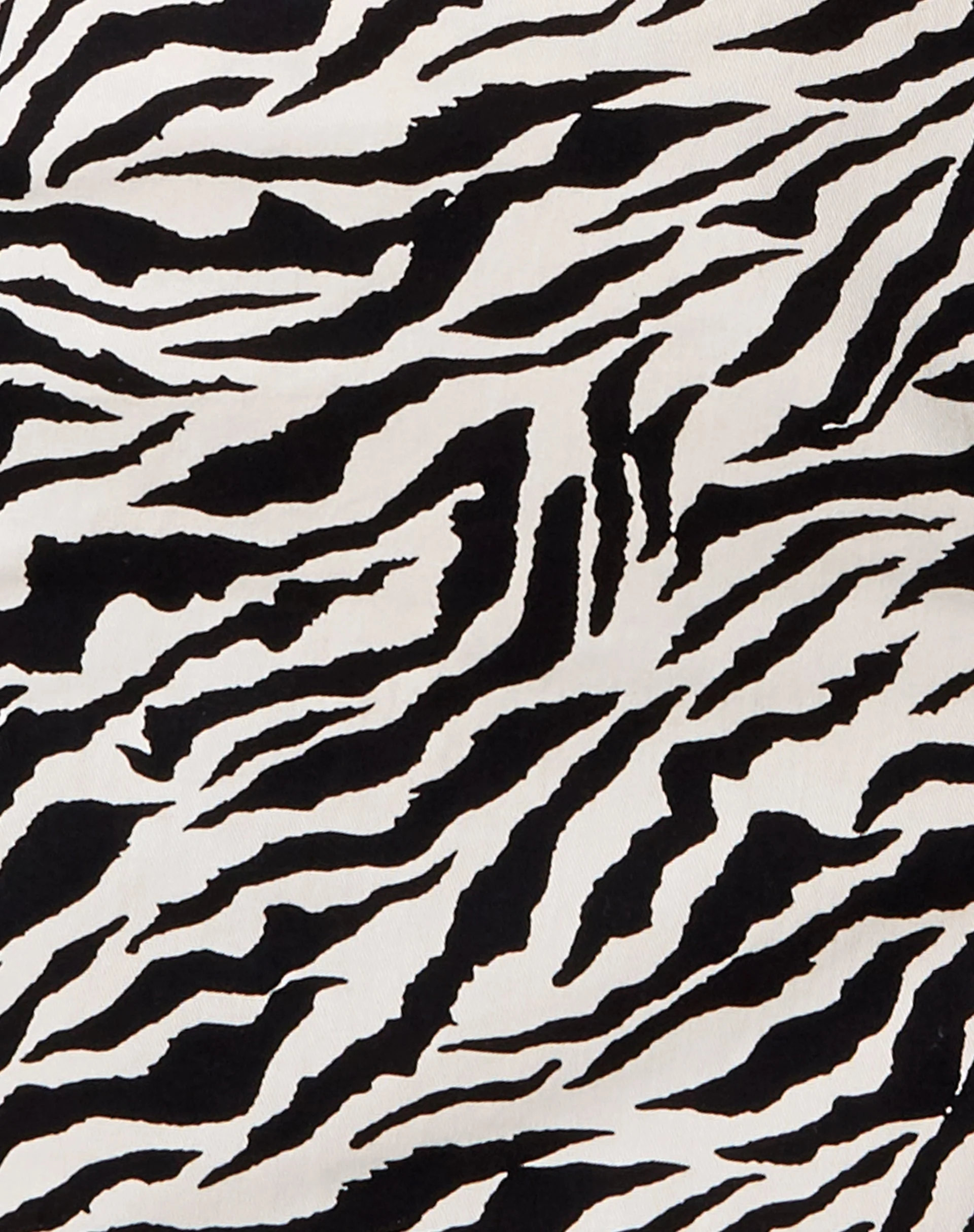 Pelmet Mini Skirt in 90's Zebra - Image 8