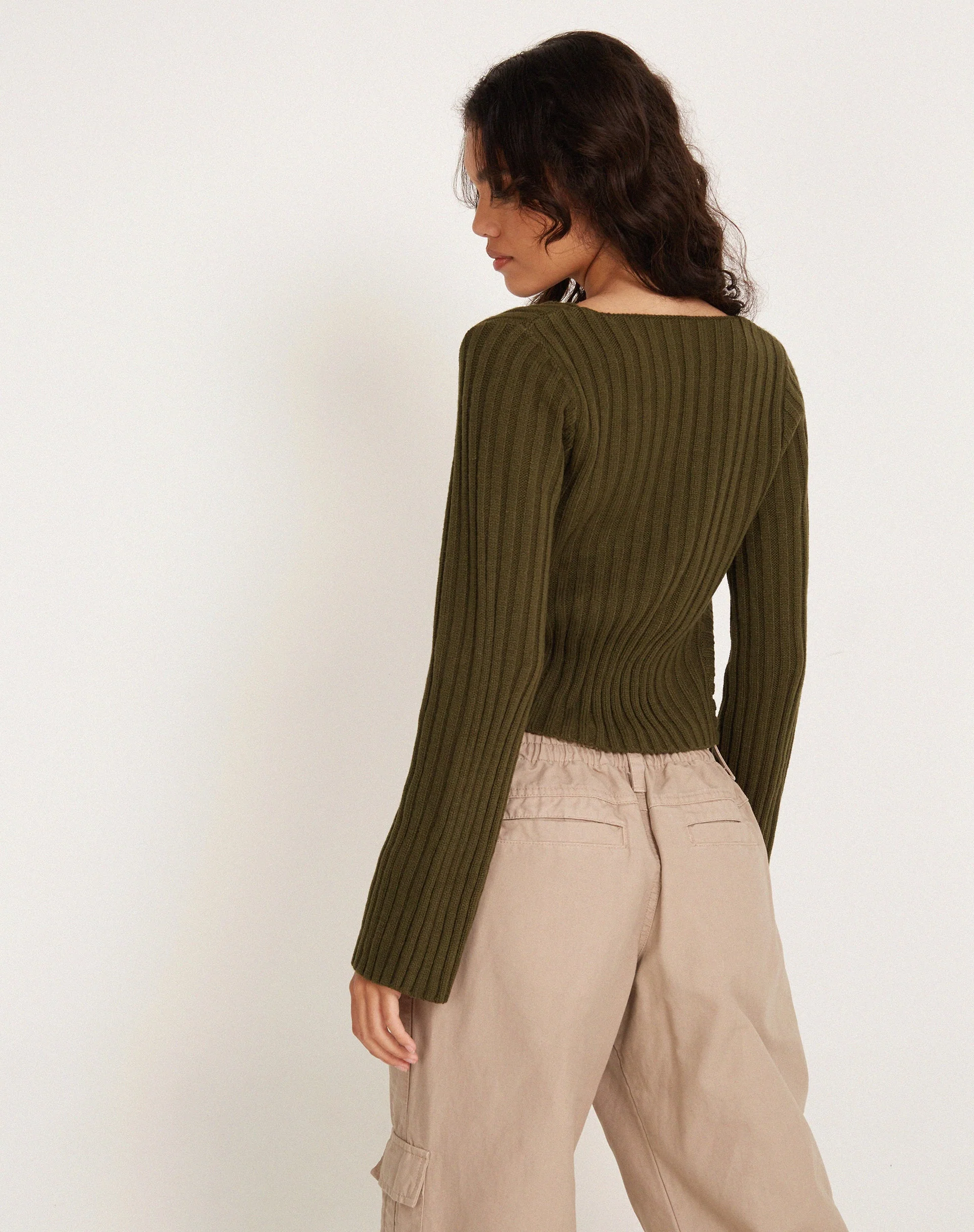 Penelope Cardi in Deep Olive - Image 3