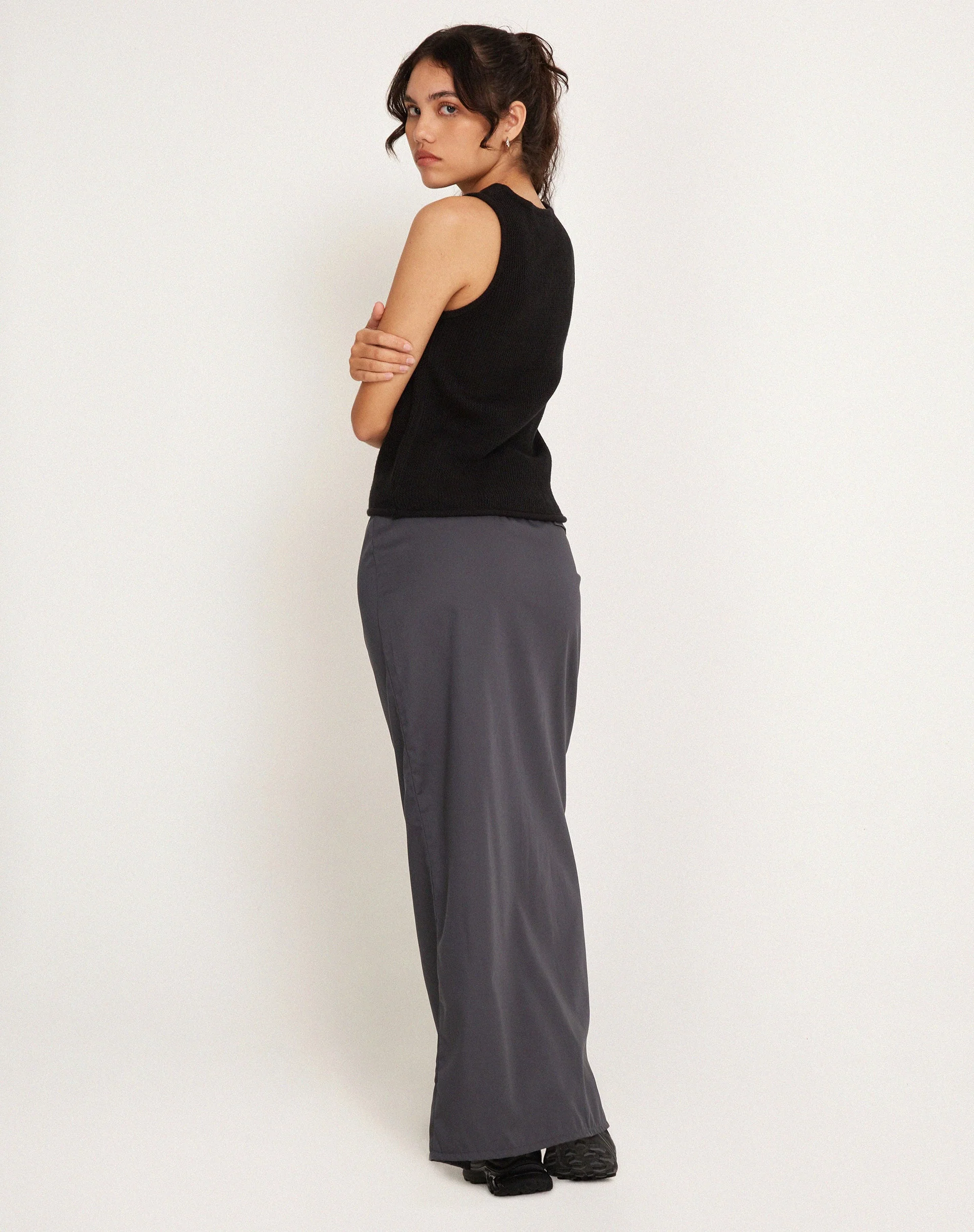 Phindi Knitted Vest in Black - Image 5
