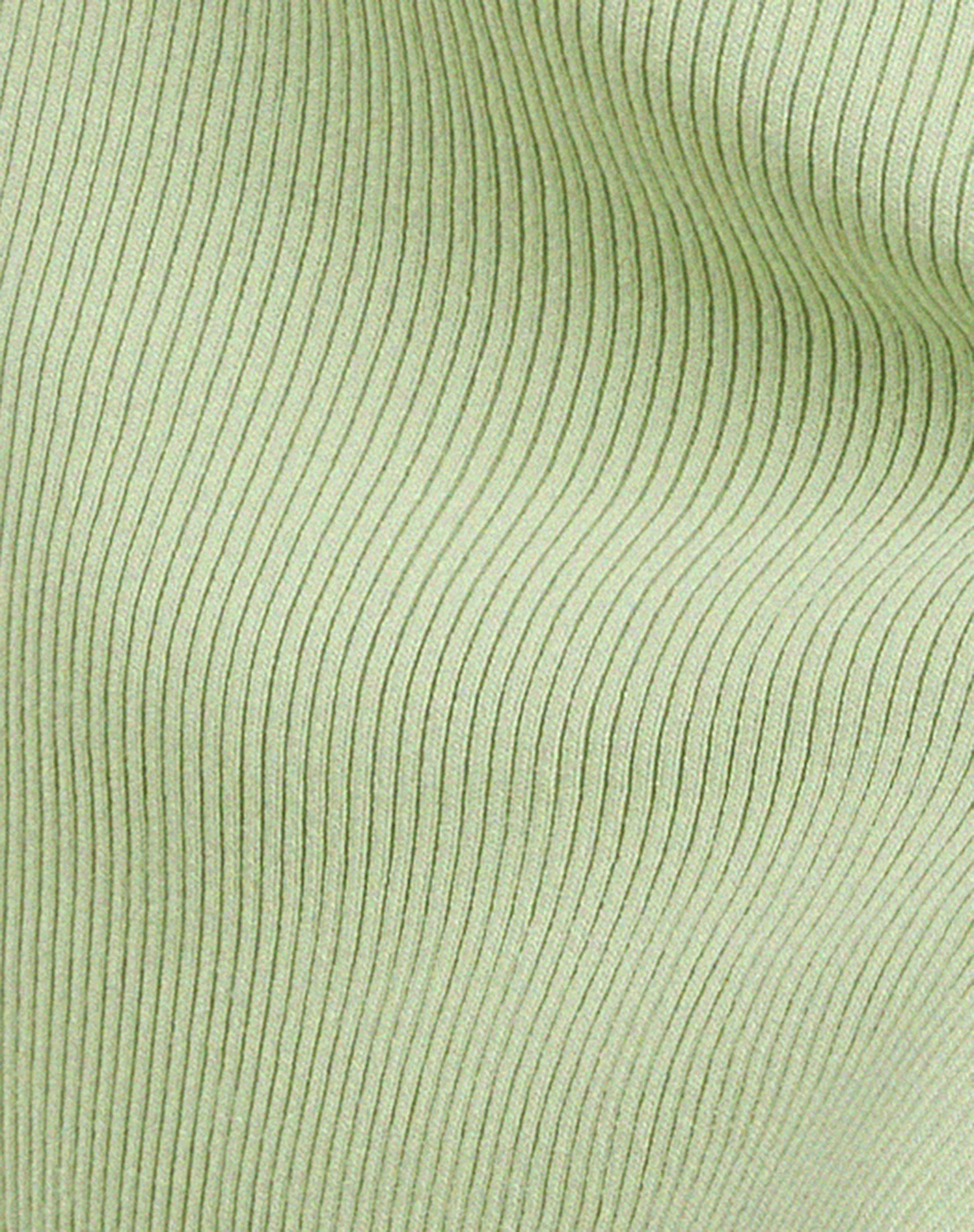 Piri Mini Skirt in Rib Knit Pastel Lime - Image 7